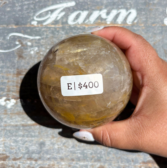 Gorgeous High Quality Golden Healer Sphere with Star Flash | Opt E
