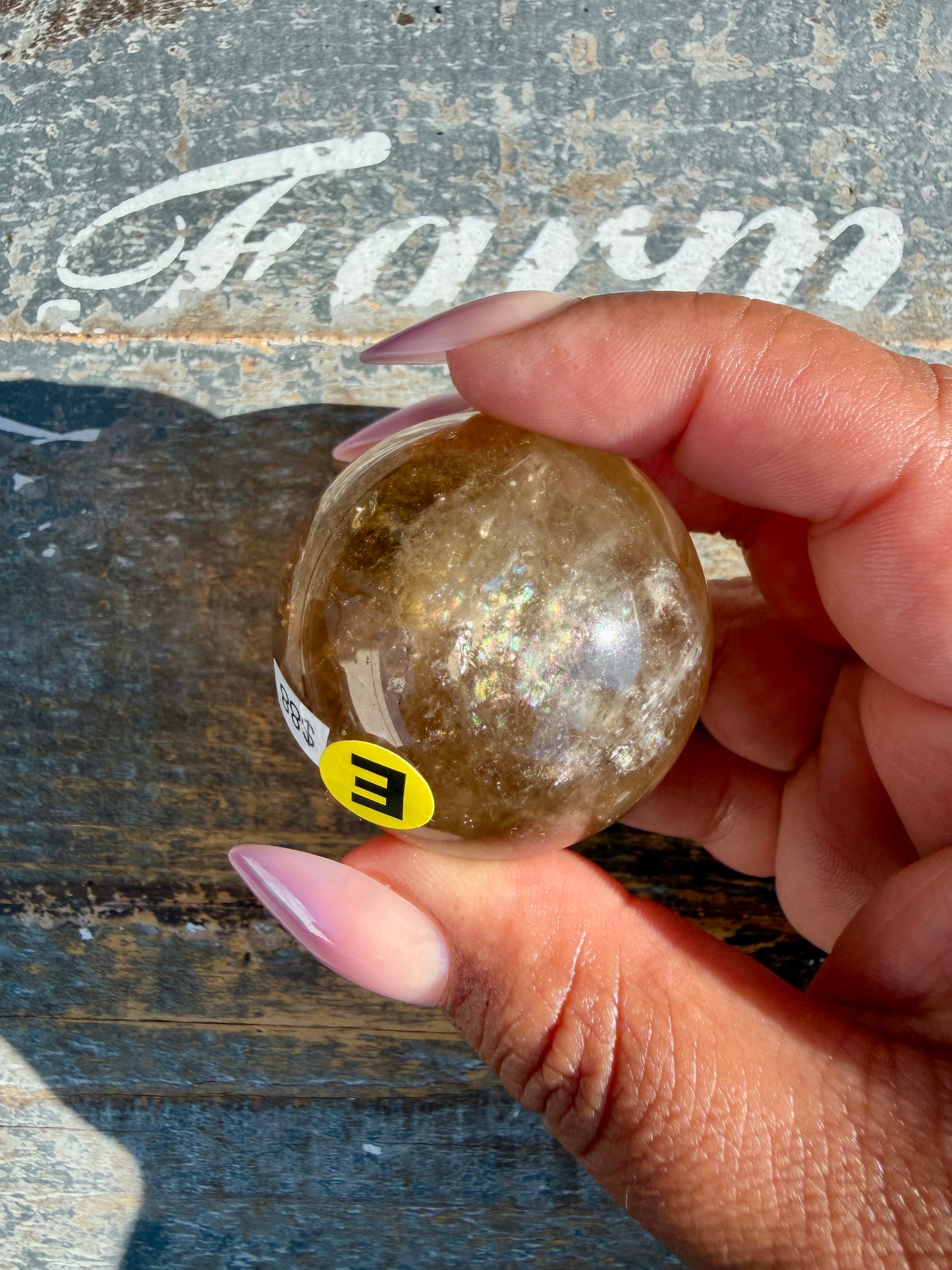 Gorgeous Natural Citrine Sphere from the Congo | Opt E