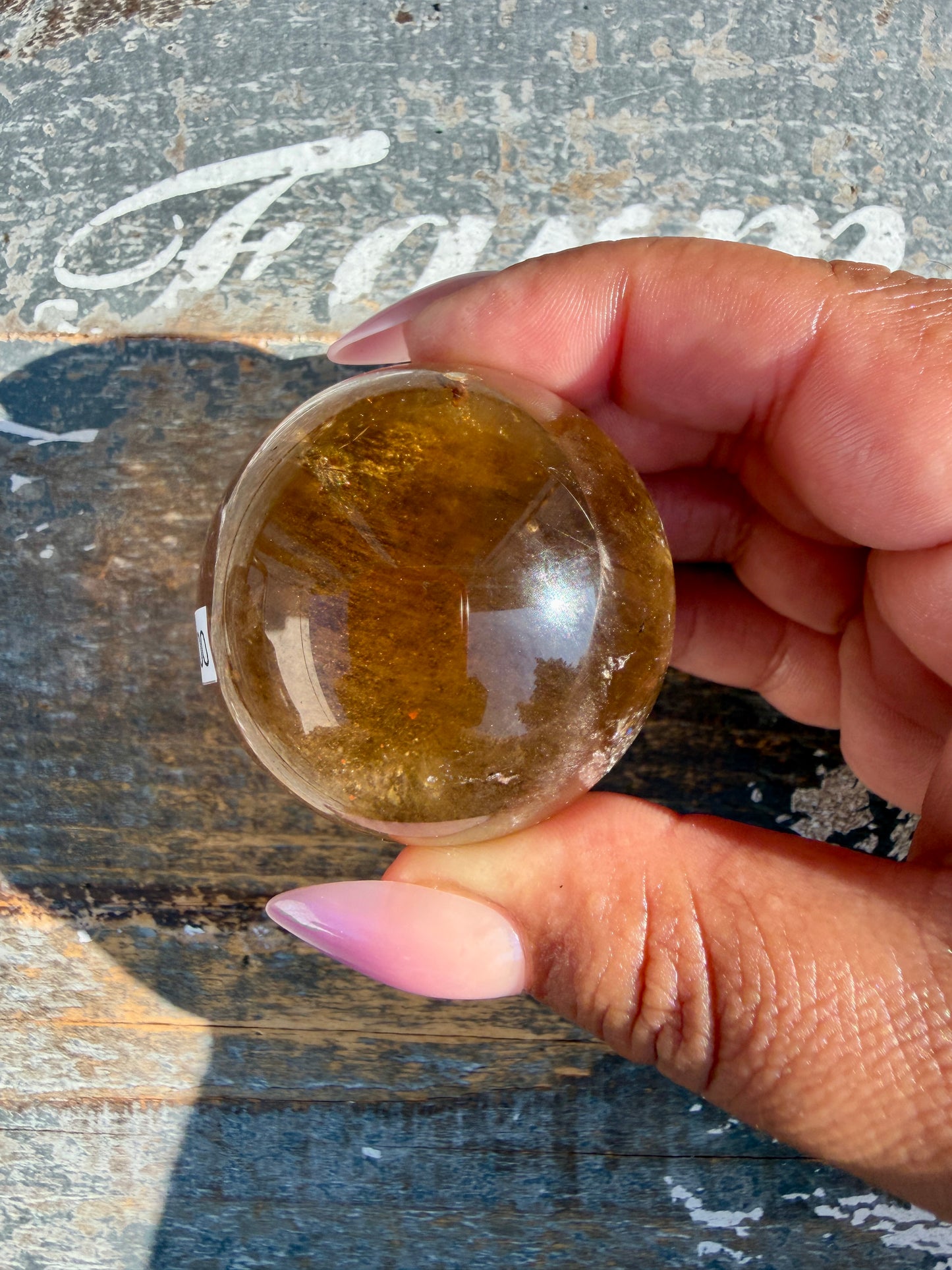 Gorgeous Natural Citrine Sphere from the Congo | Opt D