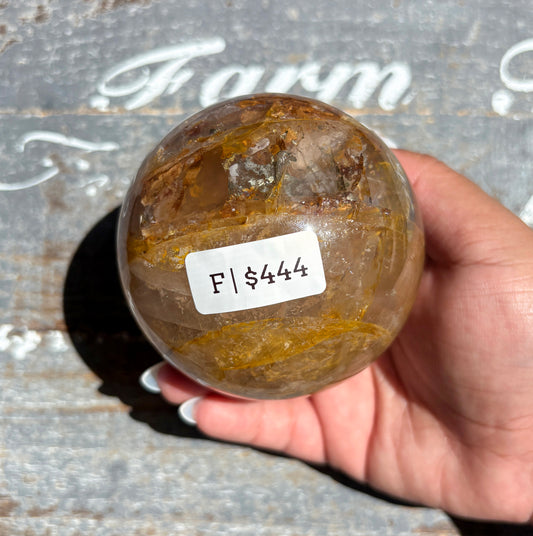 Gorgeous High Quality Golden Healer Sphere with Star Flash | Opt F