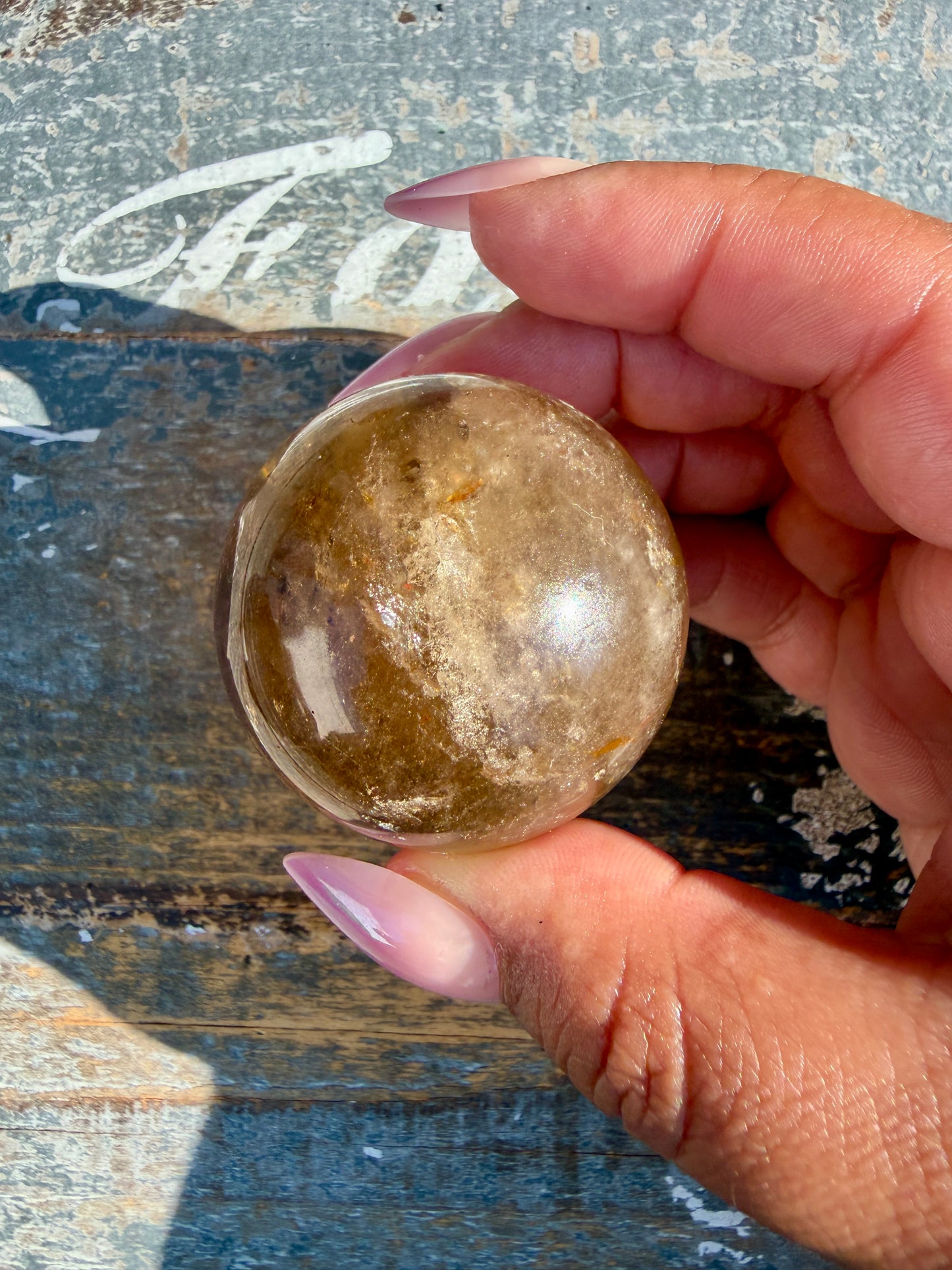 Gorgeous Natural Citrine Sphere from the Congo | Opt D