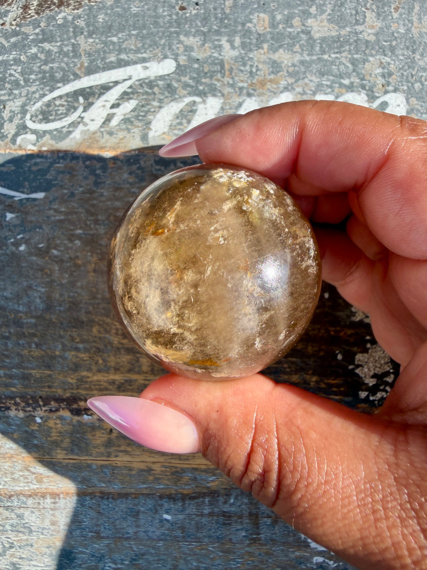 Gorgeous Natural Citrine Sphere from the Congo | Opt D