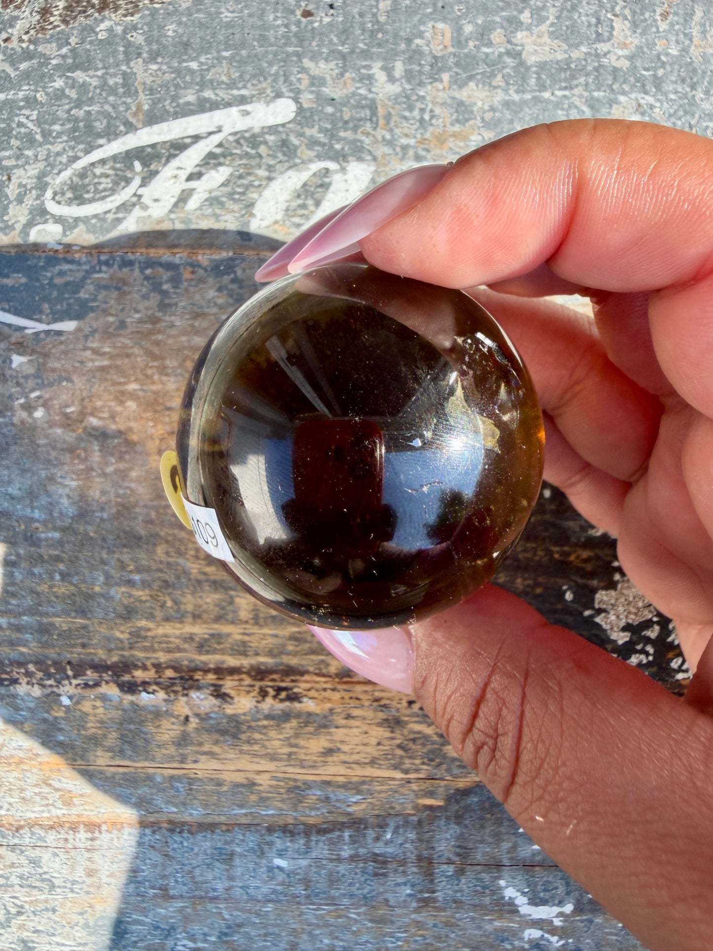 Gorgeous Natural Citrine Sphere from the Congo | Opt C