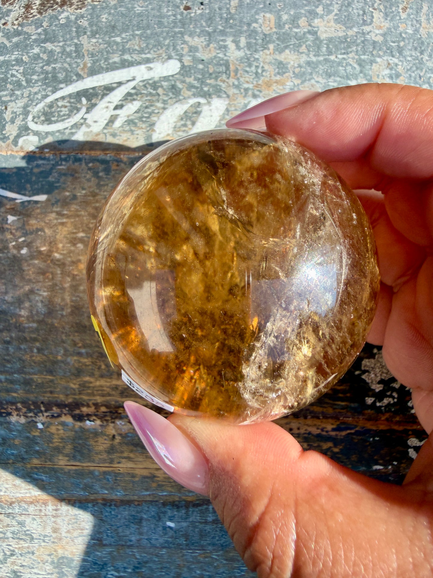 Gorgeous Natural Citrine Sphere from the Congo | Opt A