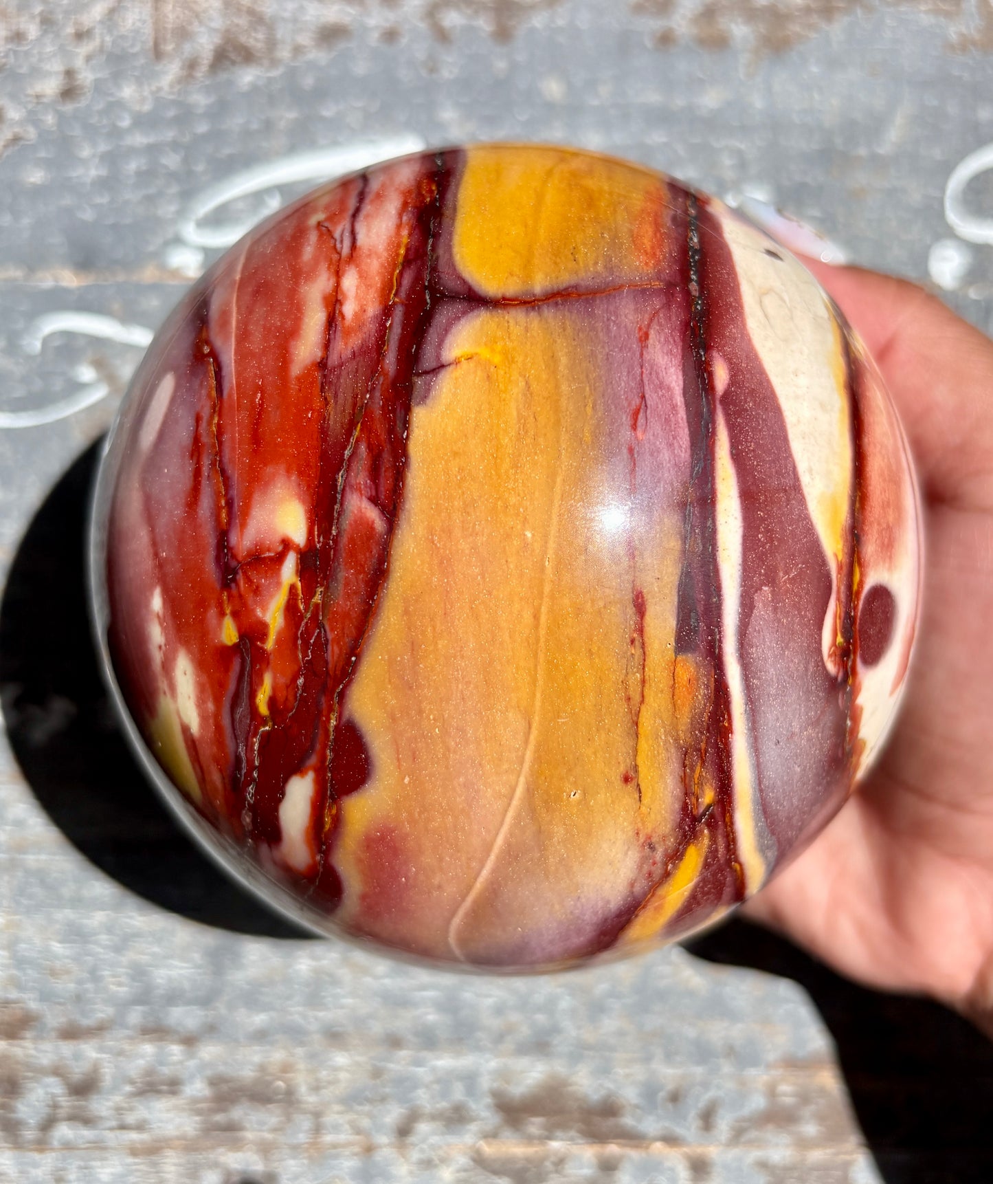 Gorgeous XL Mookaite Sphere from Australia