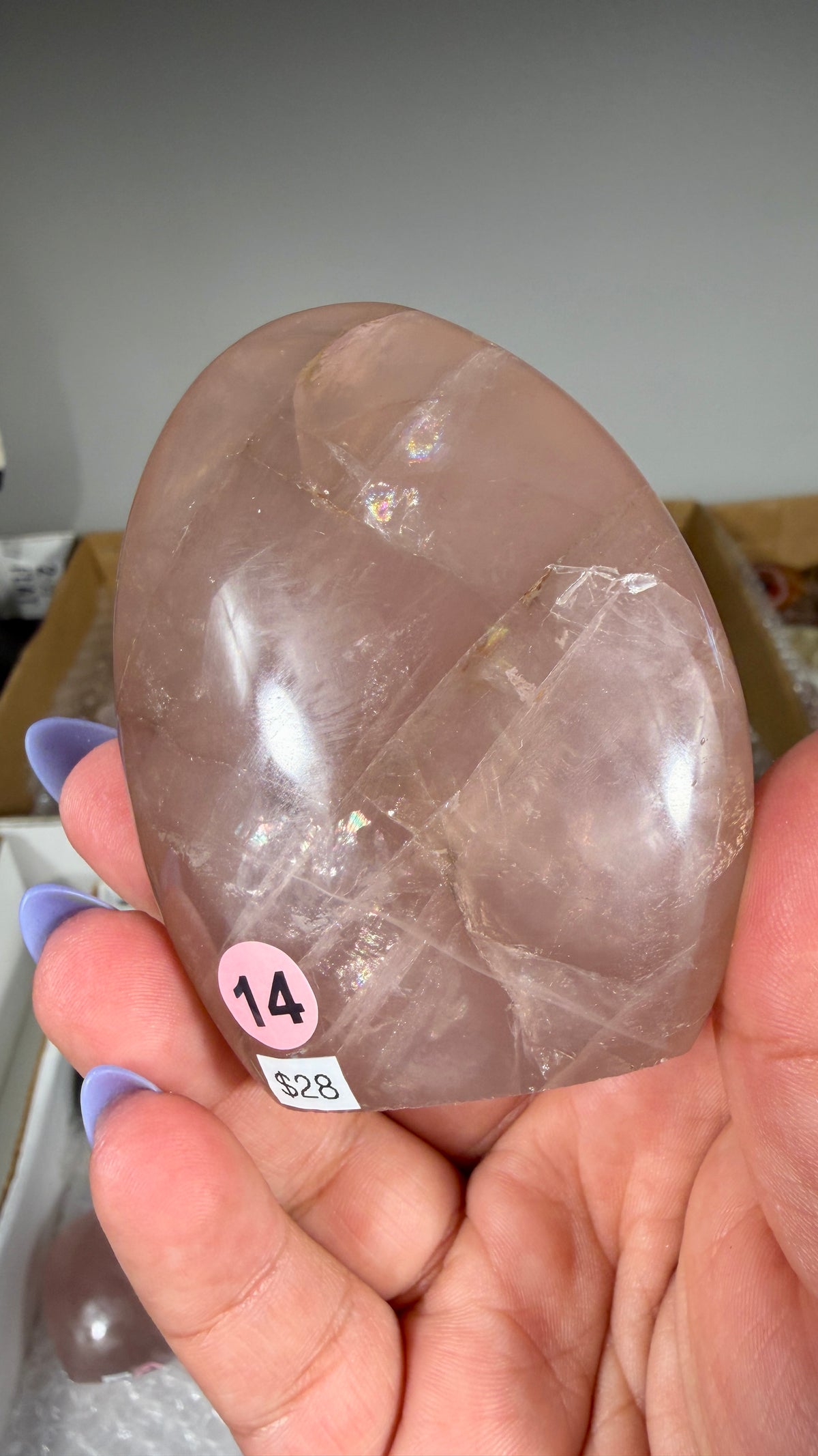 Gorgeous Rose Quartz Freeform | Opt 14