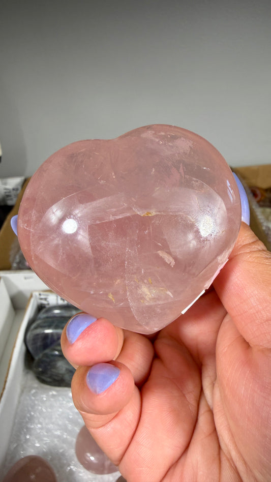 Gorgeous Rose Quartz Heart | Opt 16