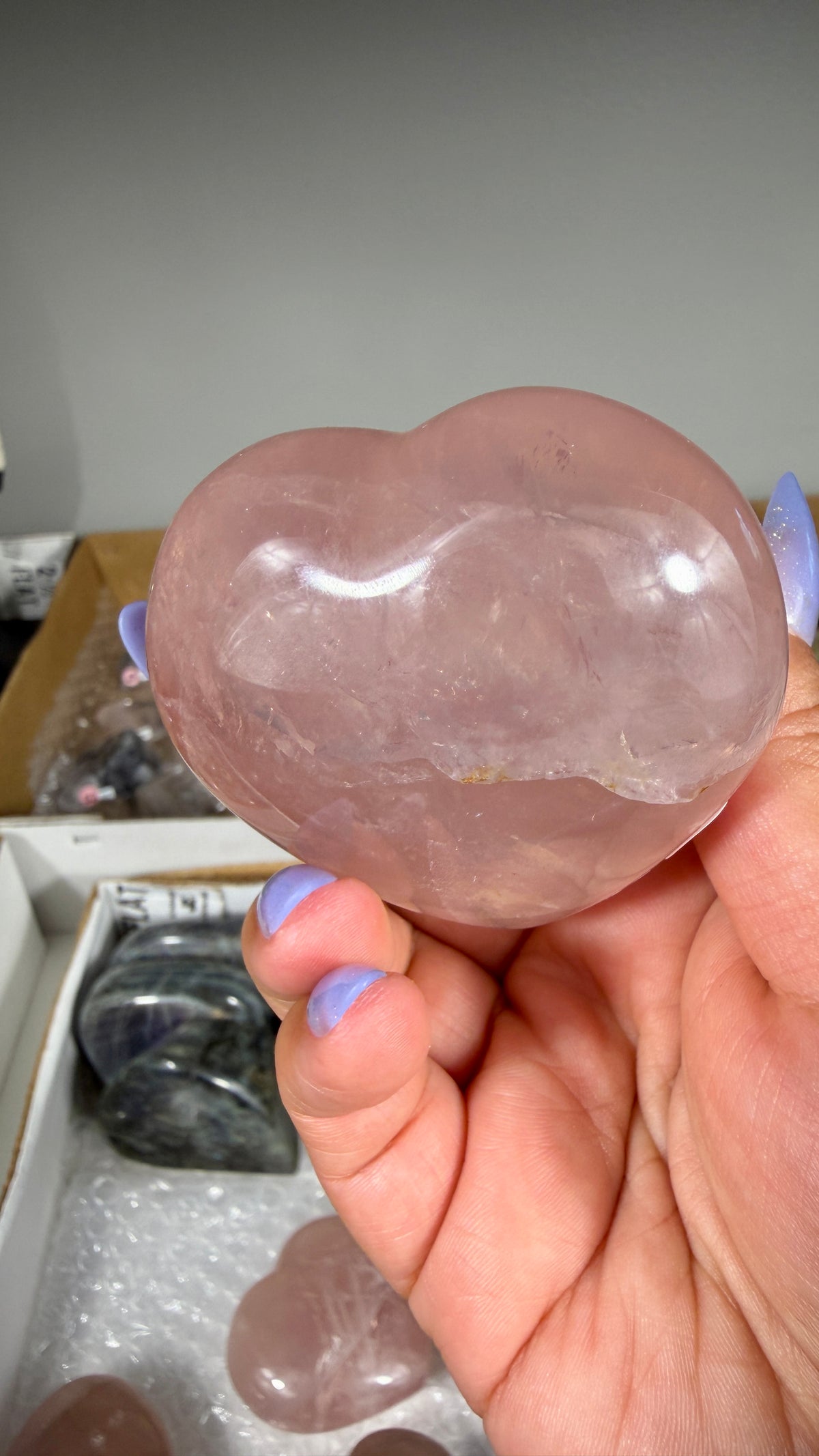 Gorgeous Rose Quartz Heart | Opt 16