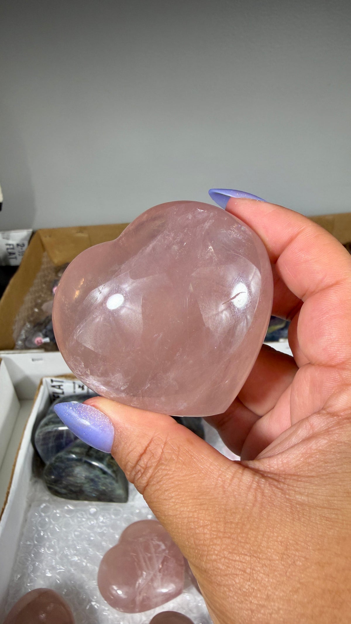 Gorgeous Rose Quartz Heart | Opt 16