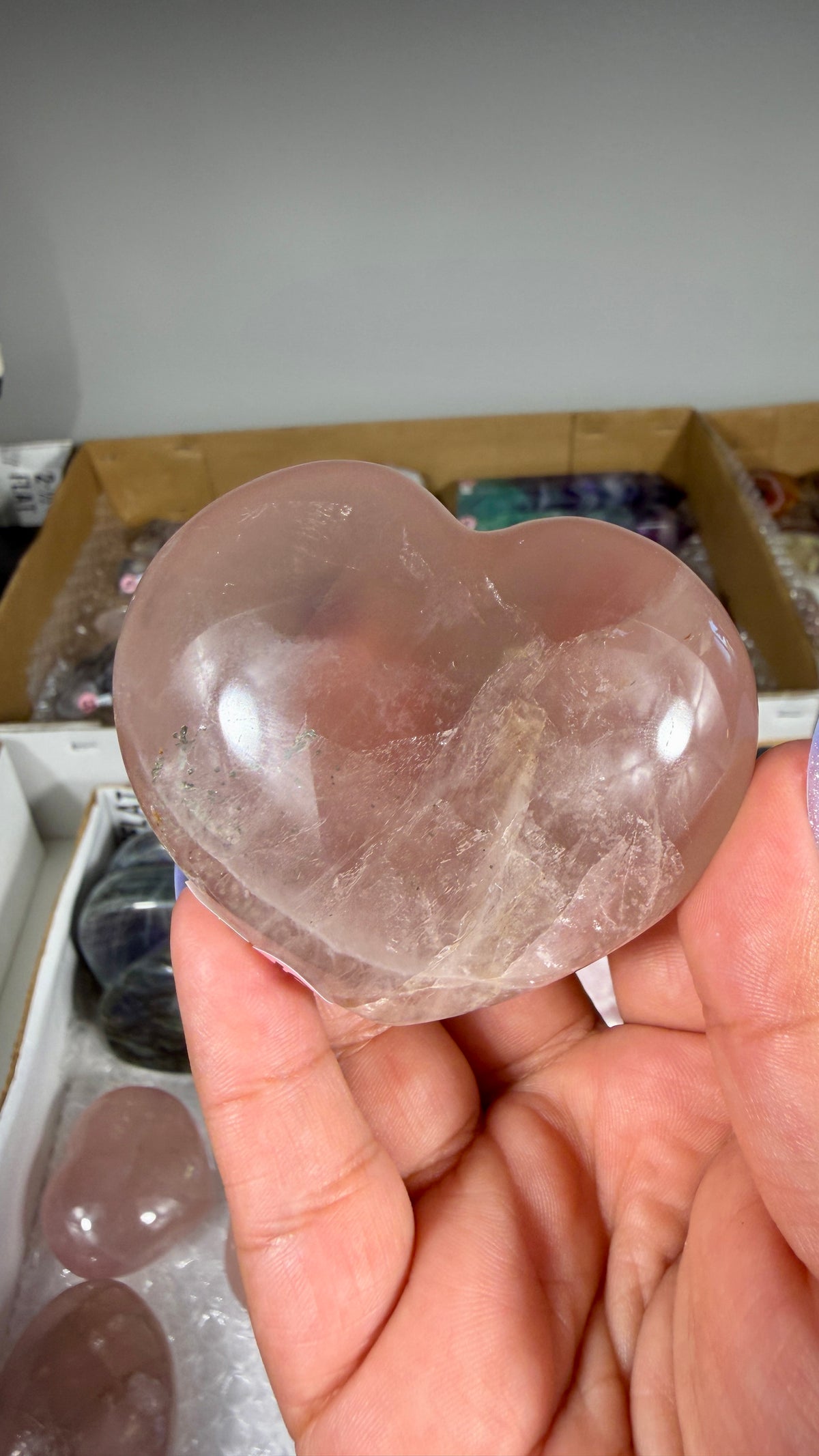 Gorgeous Rose Quartz Heart | Opt 15