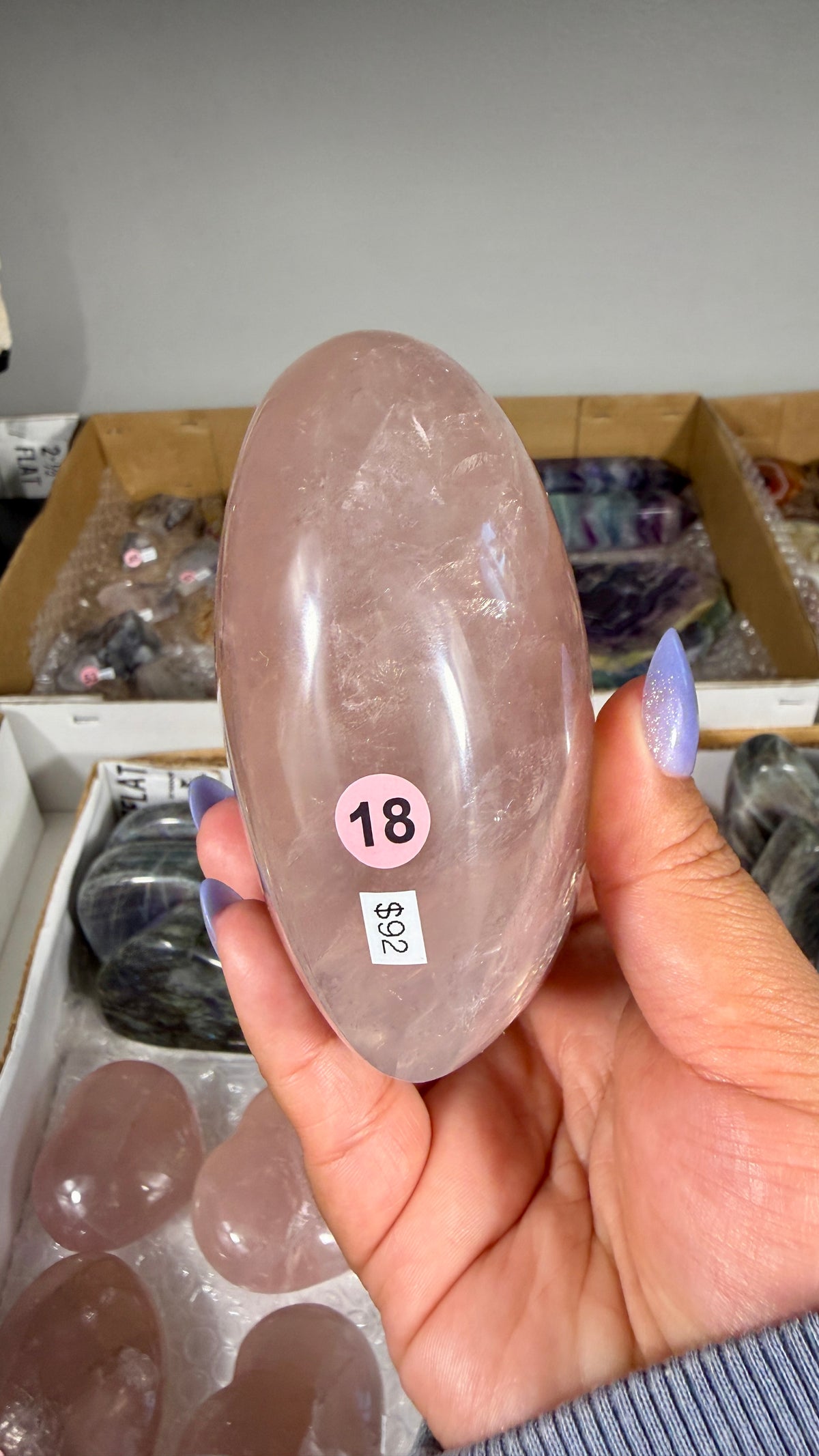 Gorgeous Rose Quartz Heart | Opt 18
