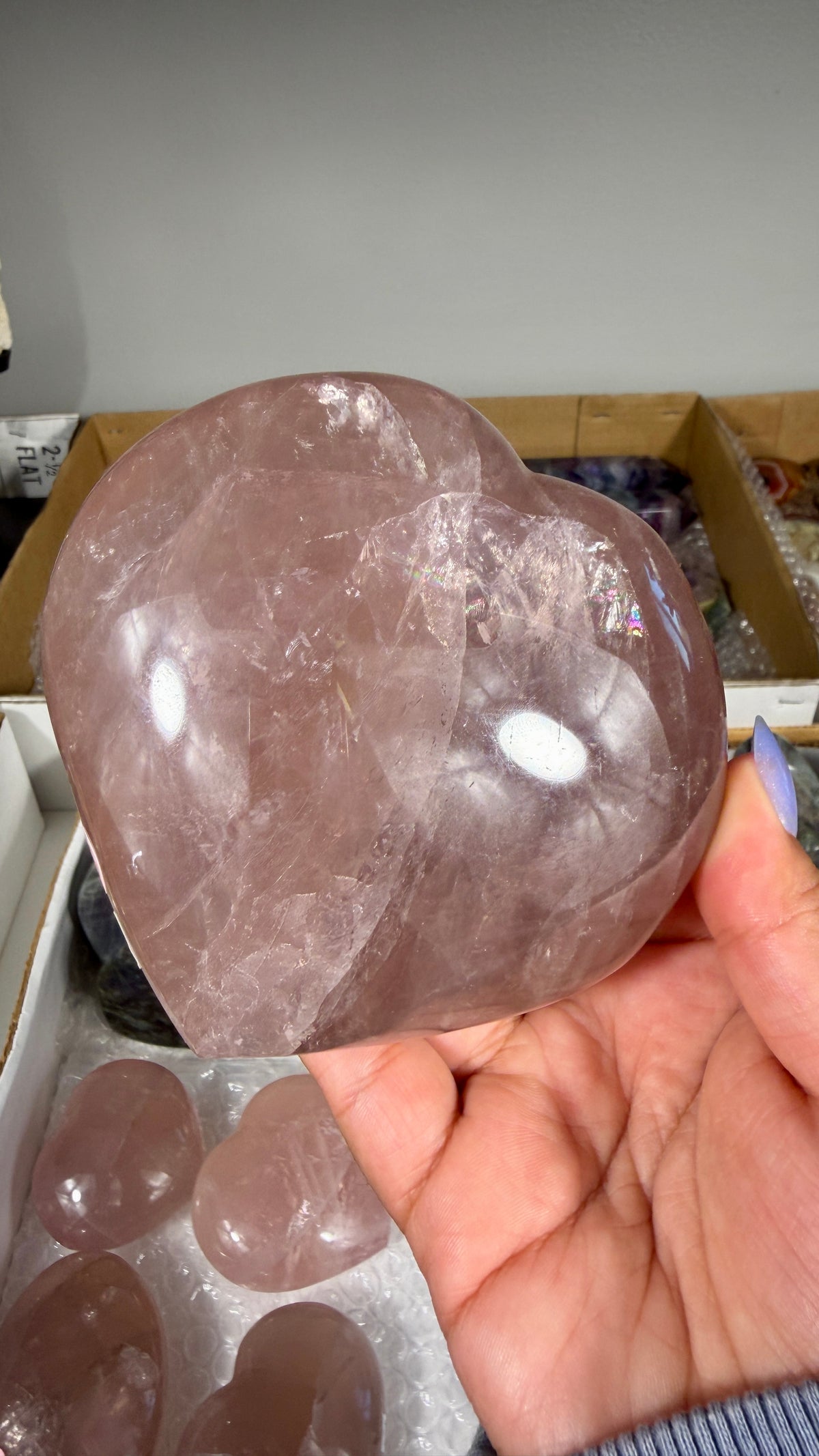 Gorgeous Rose Quartz Heart | Opt 18