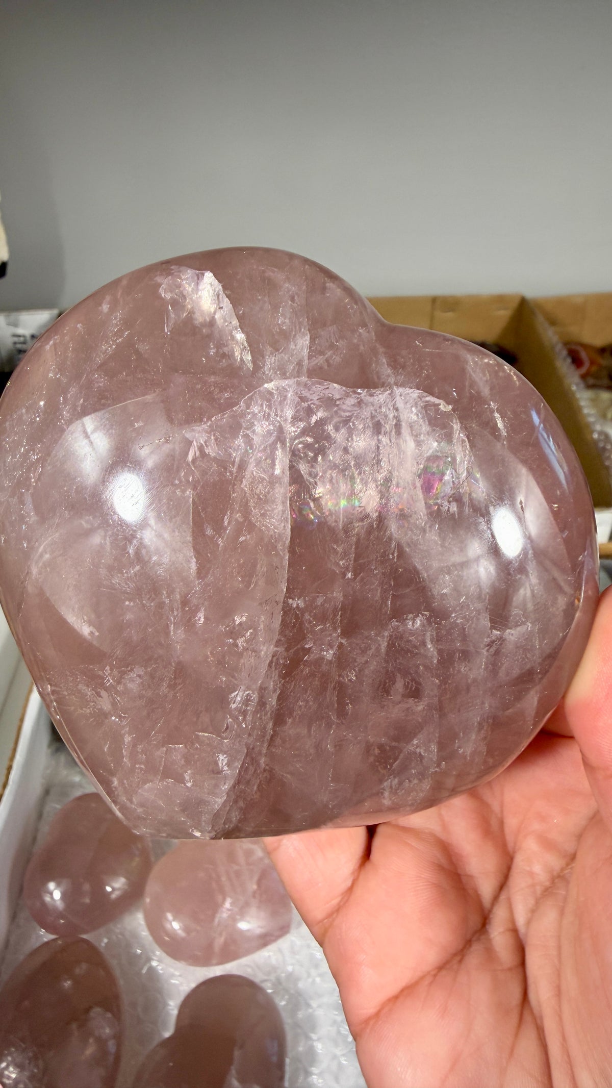 Gorgeous Rose Quartz Heart | Opt 18