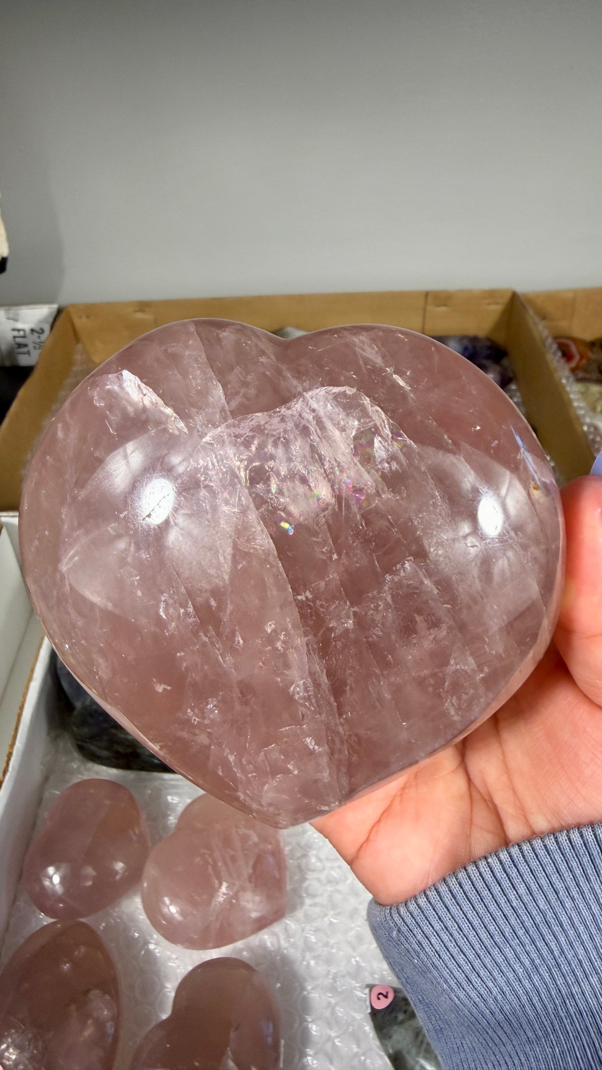 Gorgeous Rose Quartz Heart | Opt 18