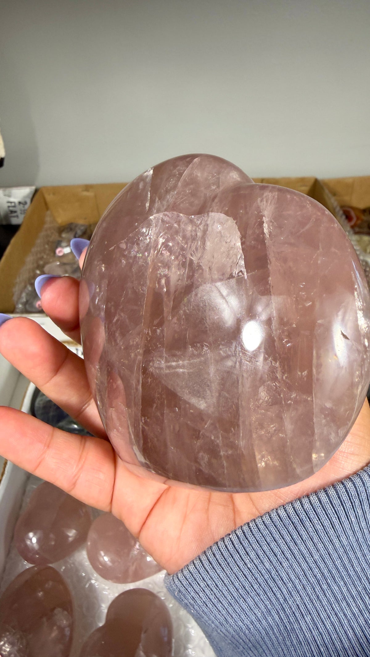 Gorgeous Rose Quartz Heart | Opt 18