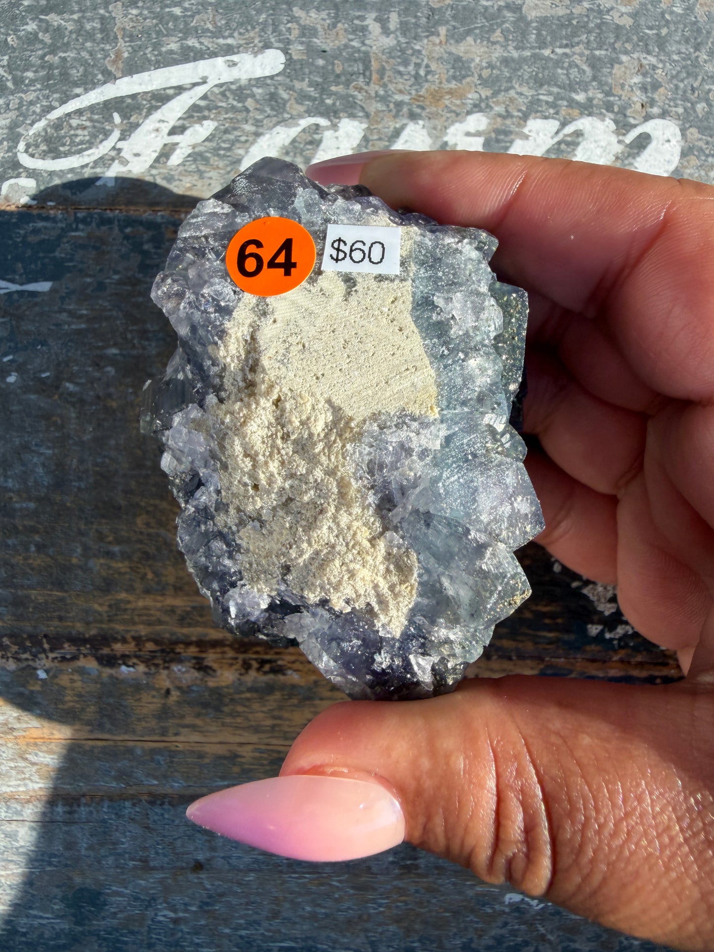 Gorgeous Cubic Dark Blue/Purple Fluorite Specimen coated in Pyrite | China | Opt 64