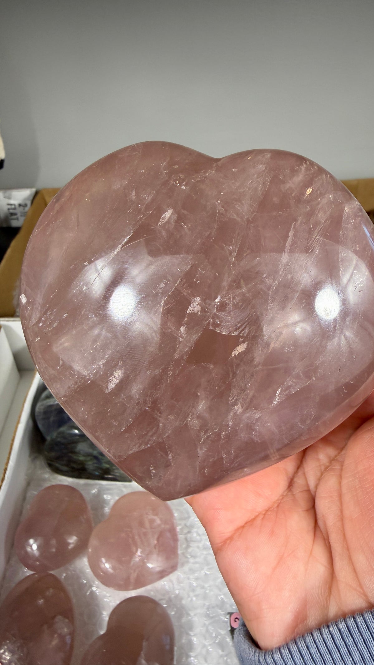 Gorgeous Rose Quartz Heart | Opt 18