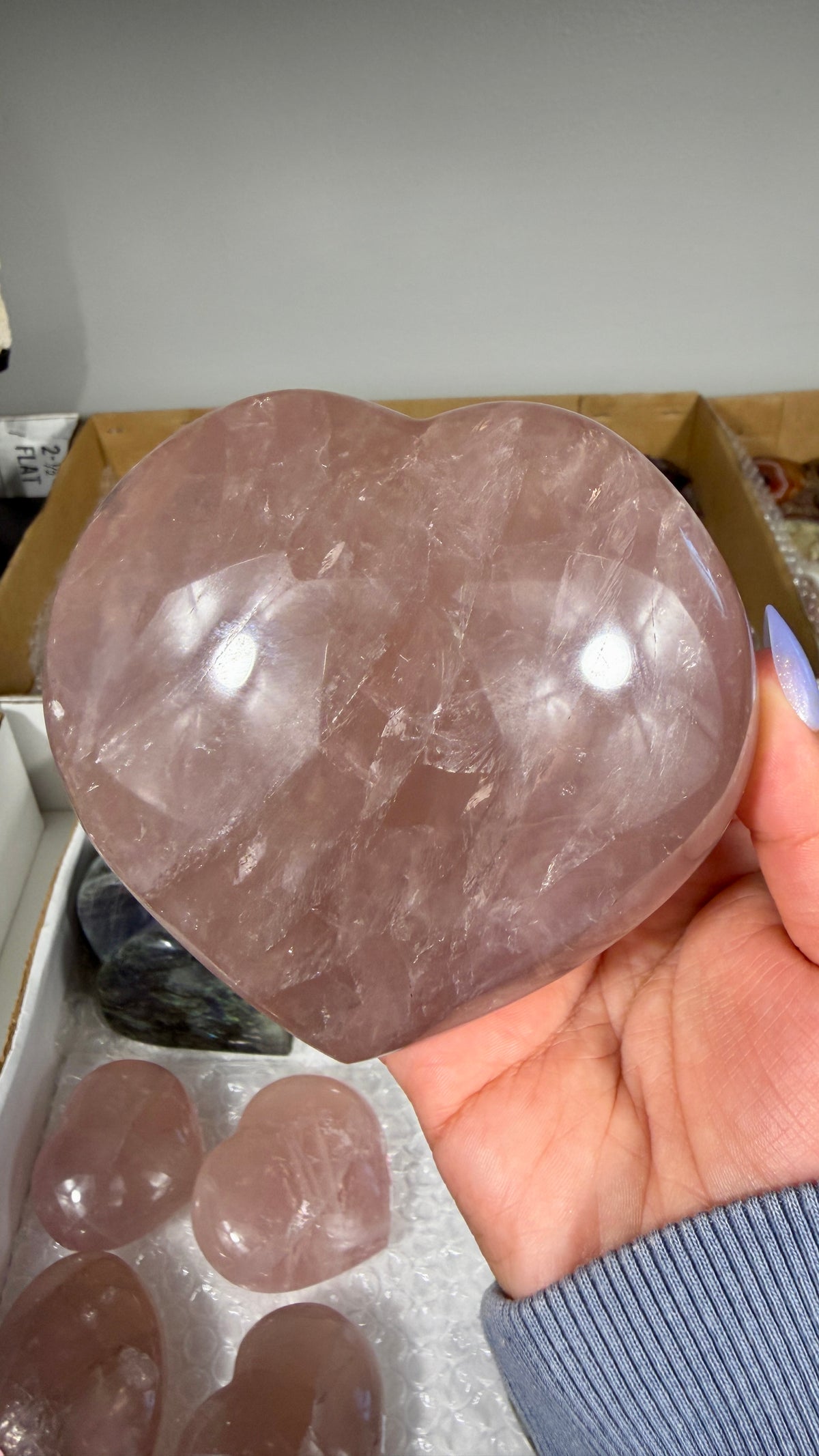 Gorgeous Rose Quartz Heart | Opt 18