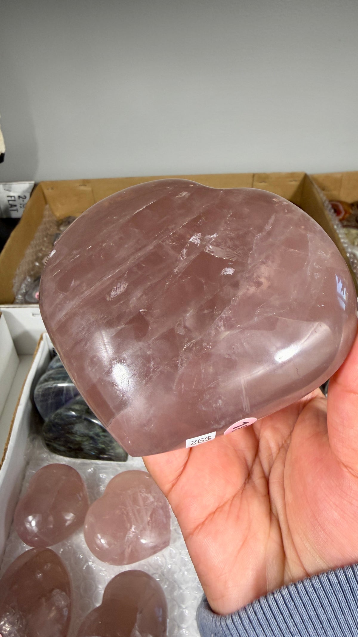Gorgeous Rose Quartz Heart | Opt 18