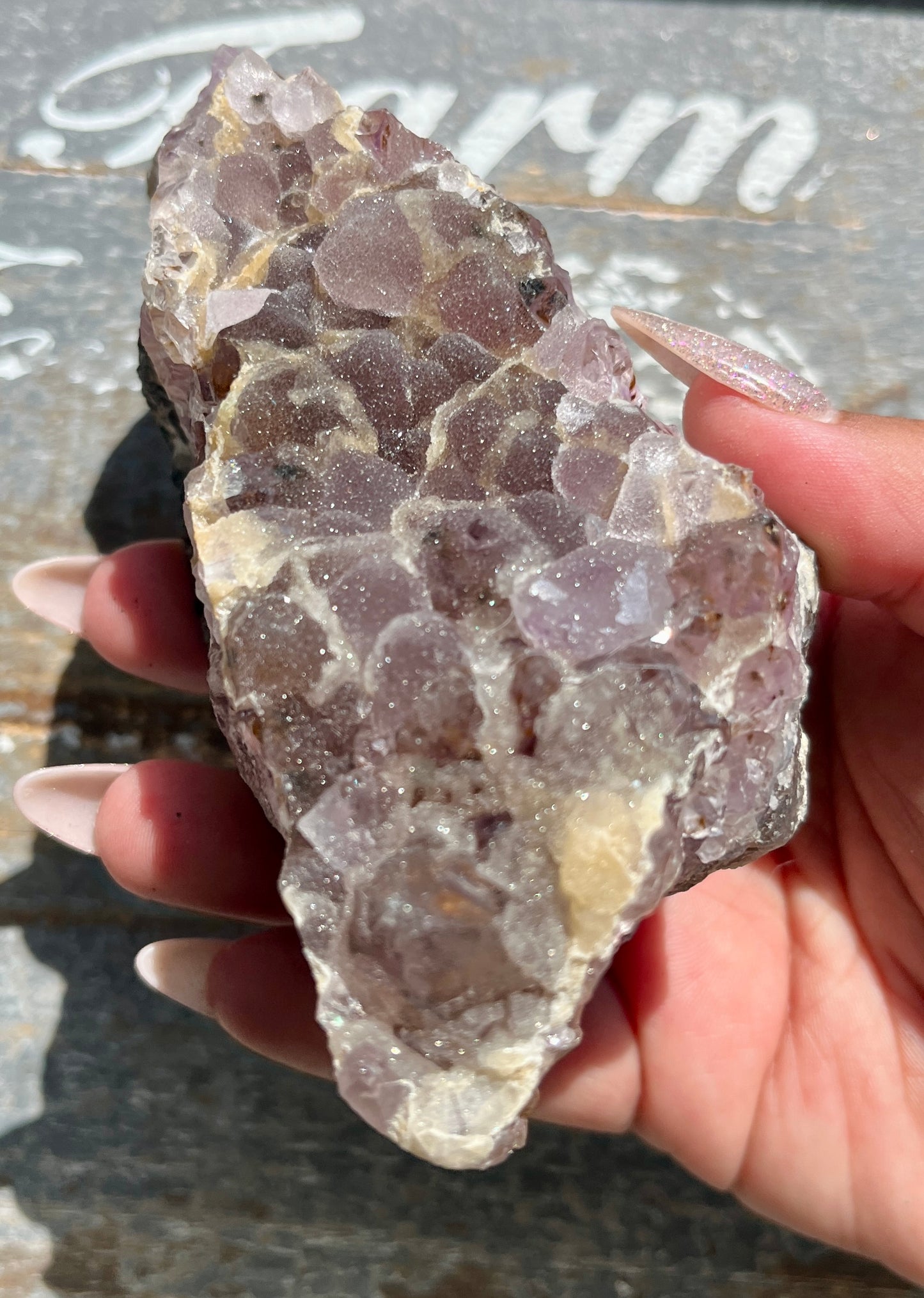 Gorgeous High Quality Sugar Amethyst Raw Piece from Brazil