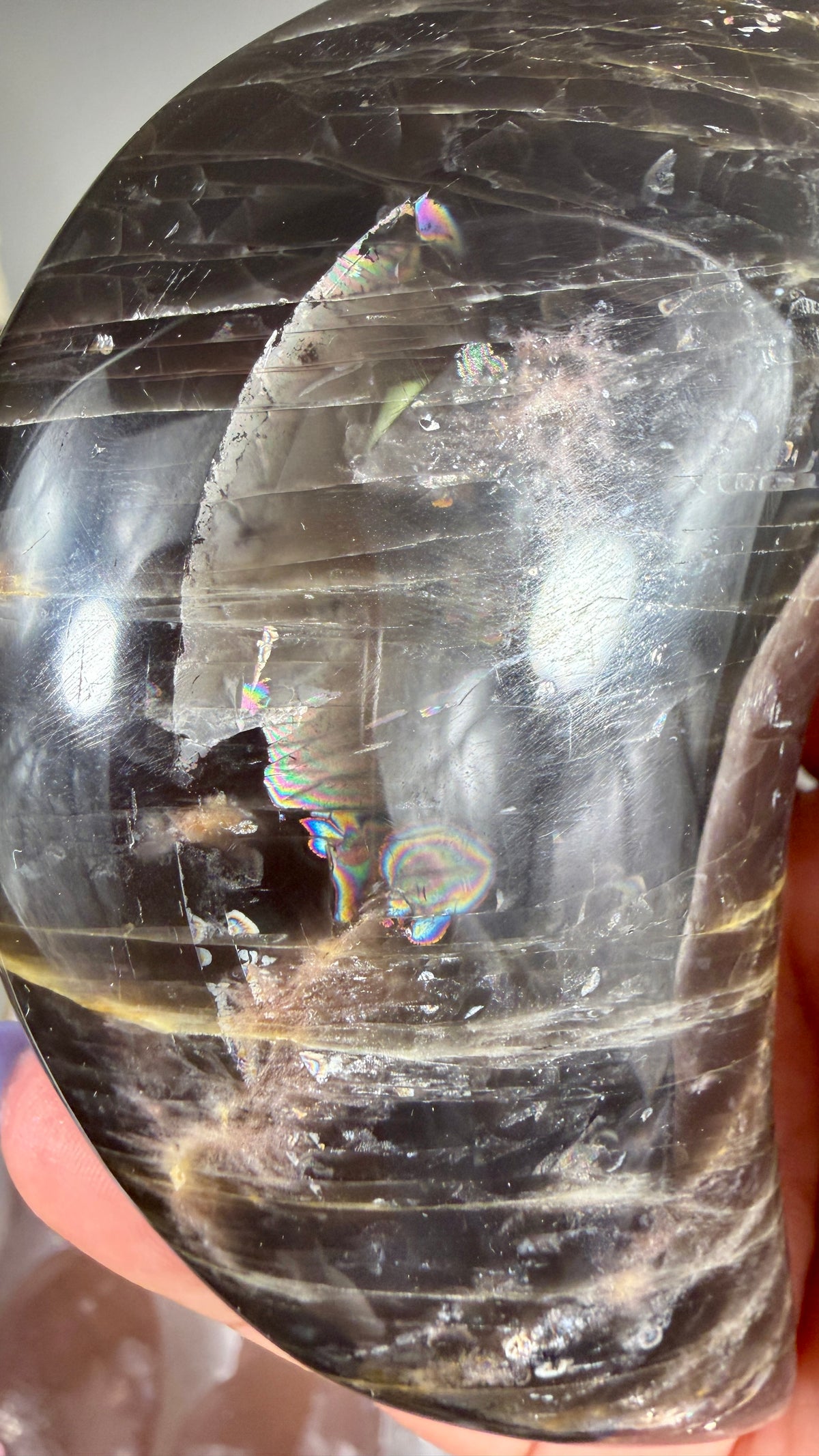 Gorgeous Black Moonstone Moon | Opt 1