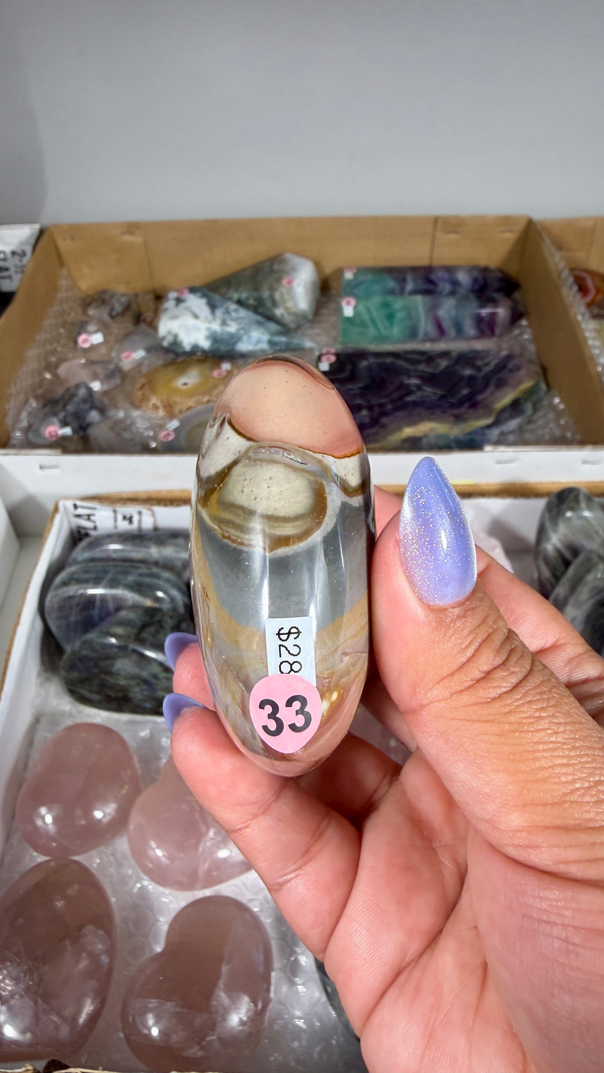Gorgeous Polychrome Jasper Heart | Opt 33