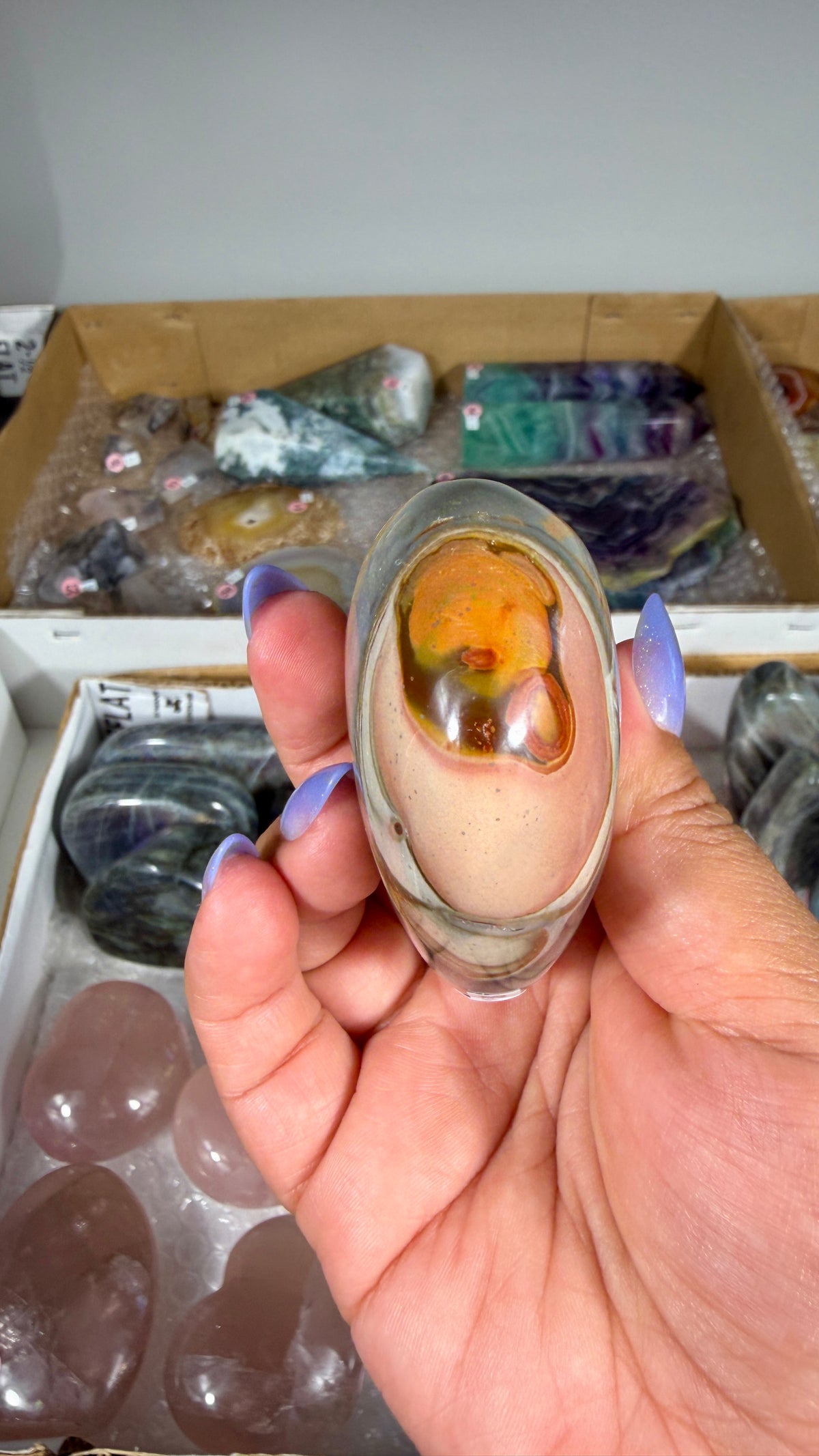 Gorgeous Polychrome Jasper Heart | Opt 33