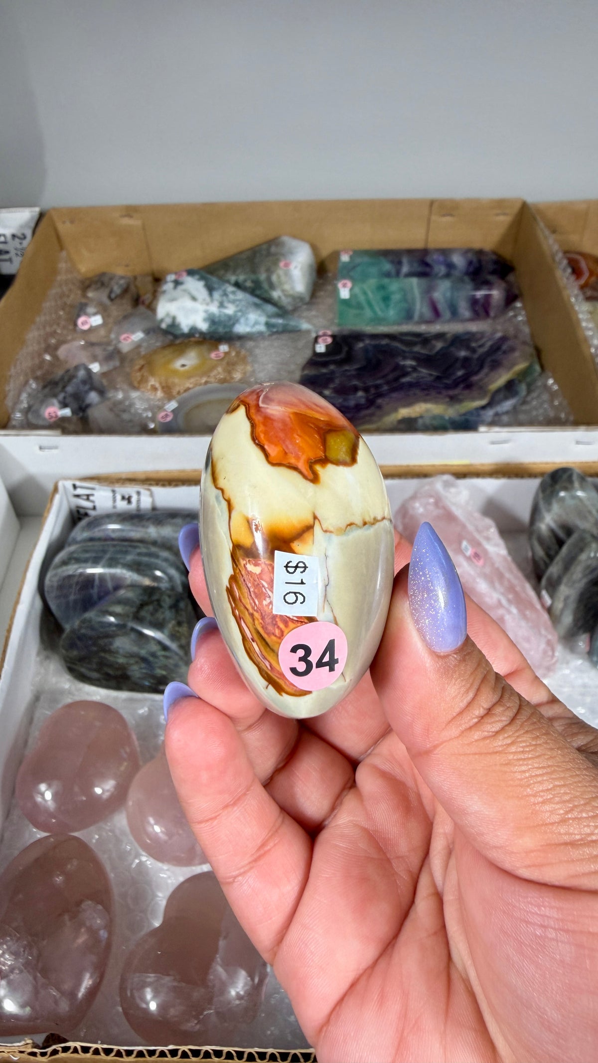 Gorgeous Polychrome Jasper Heart | Opt 34