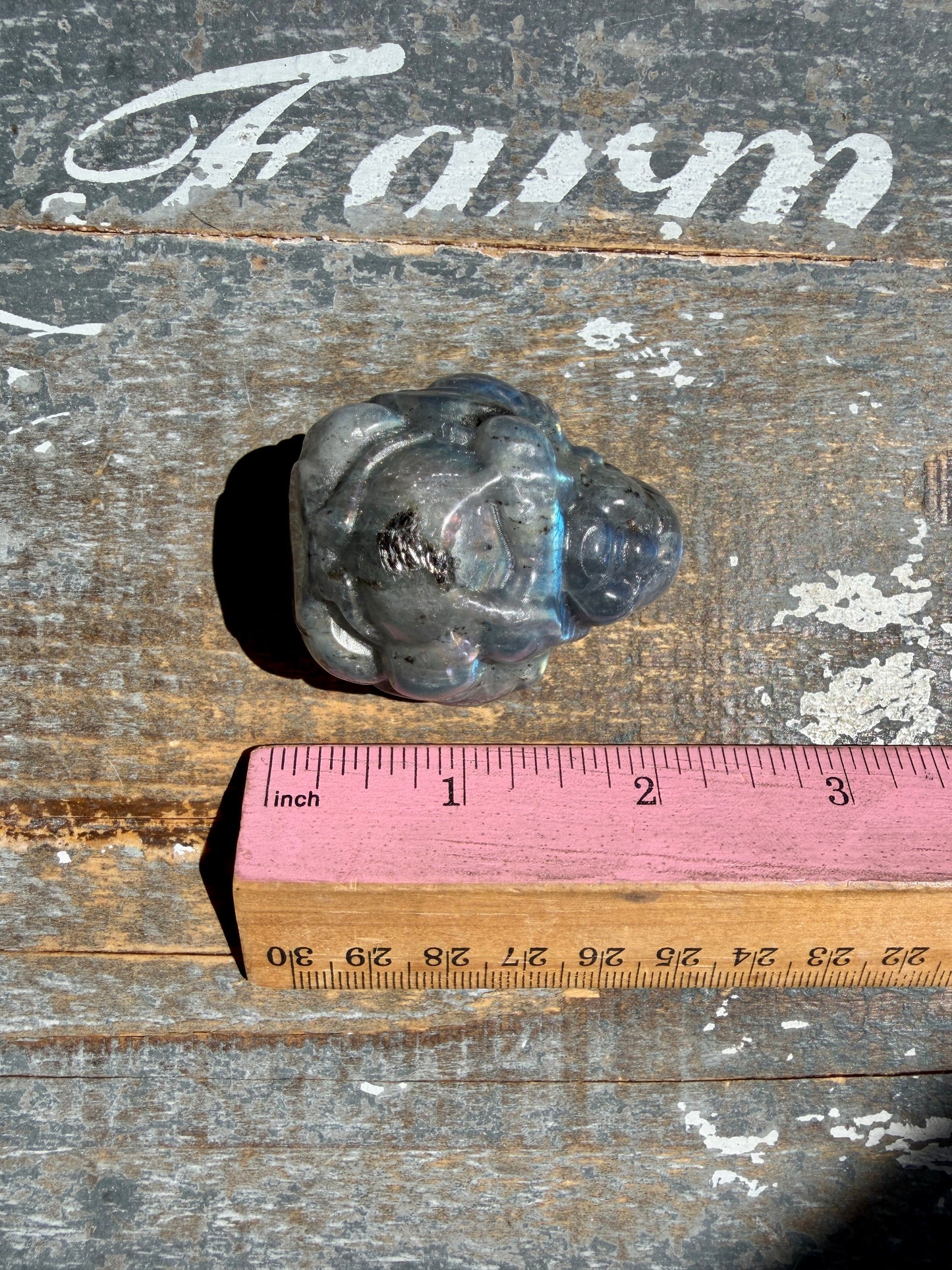 Gorgeous Labradorite Buddha | Opt U