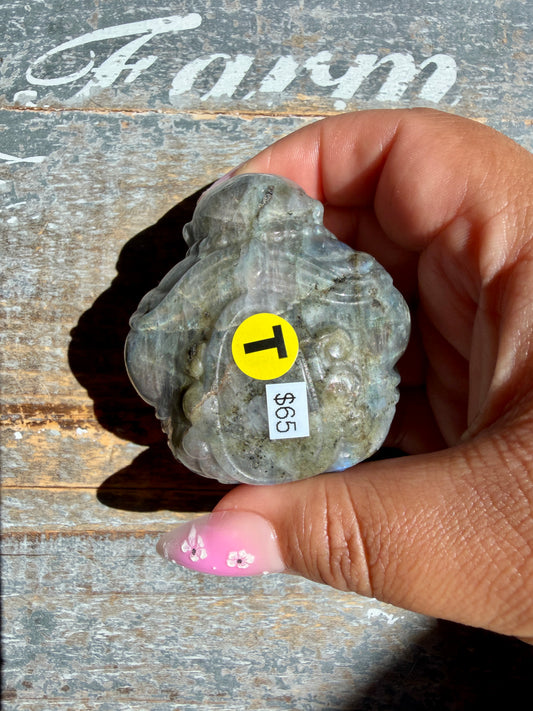 Gorgeous Labradorite Buddha | Opt T