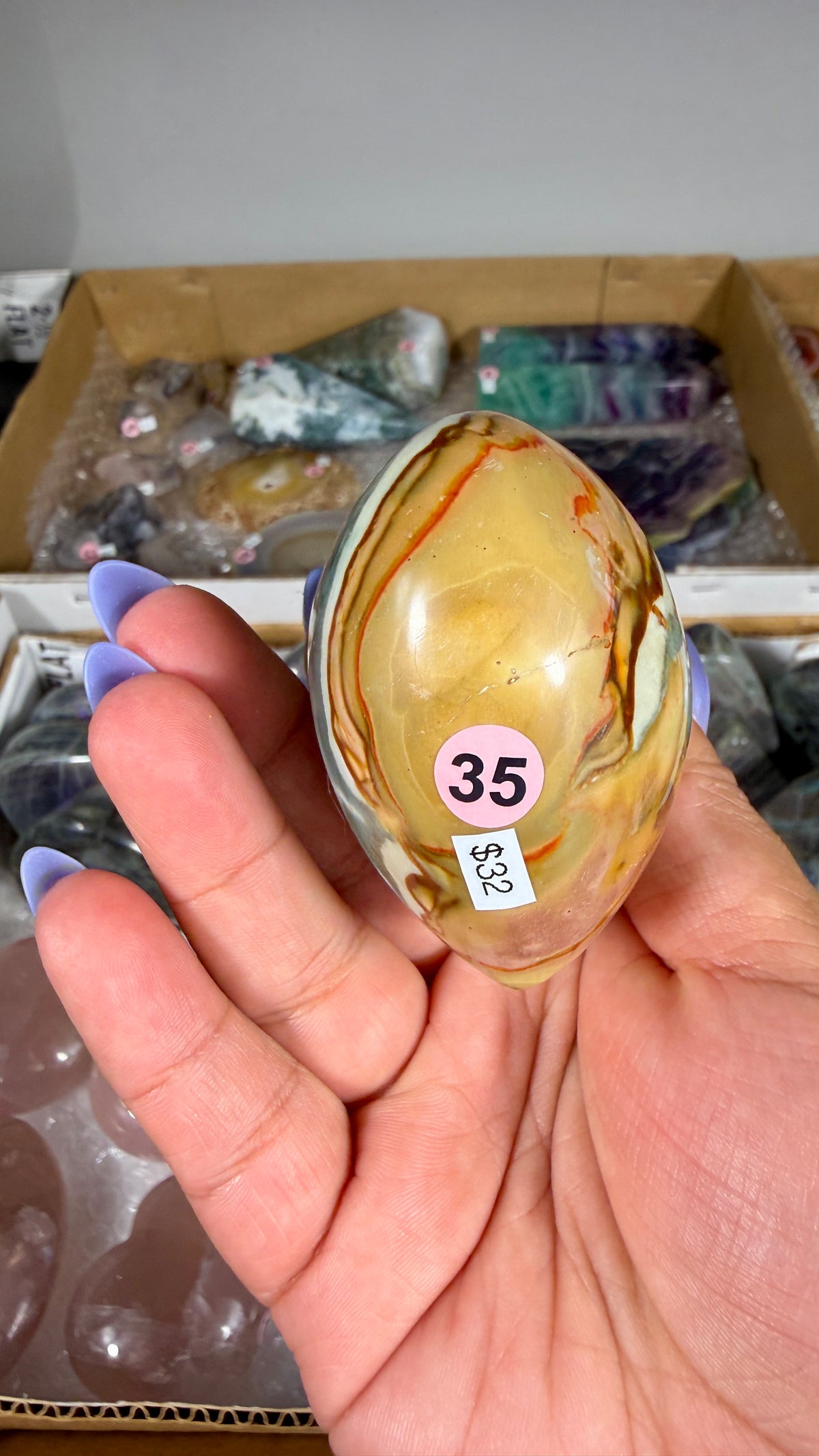 Gorgeous Polychrome Jasper Heart | Opt 35