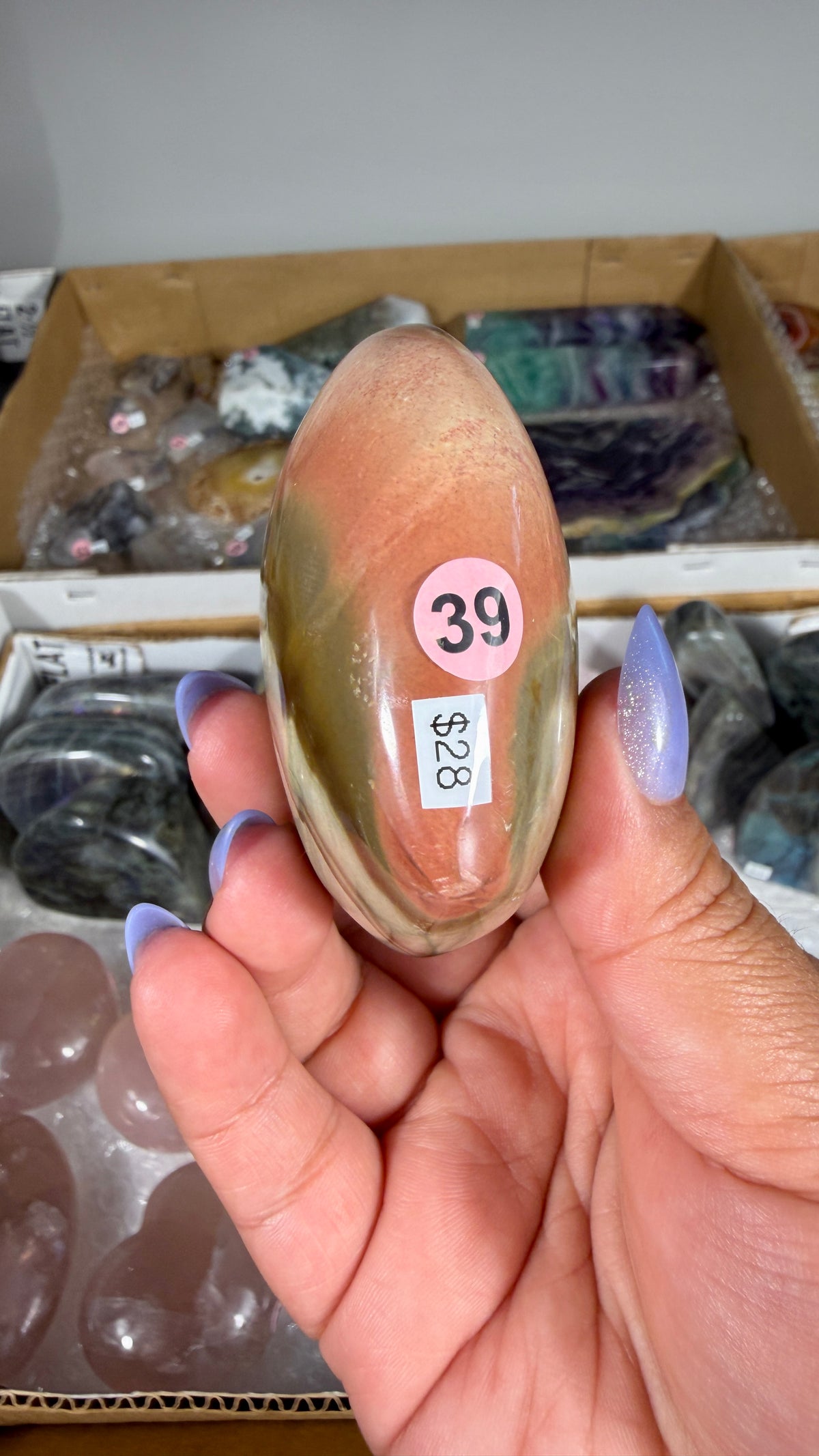 Gorgeous Polychrome Jasper Heart | Opt 39