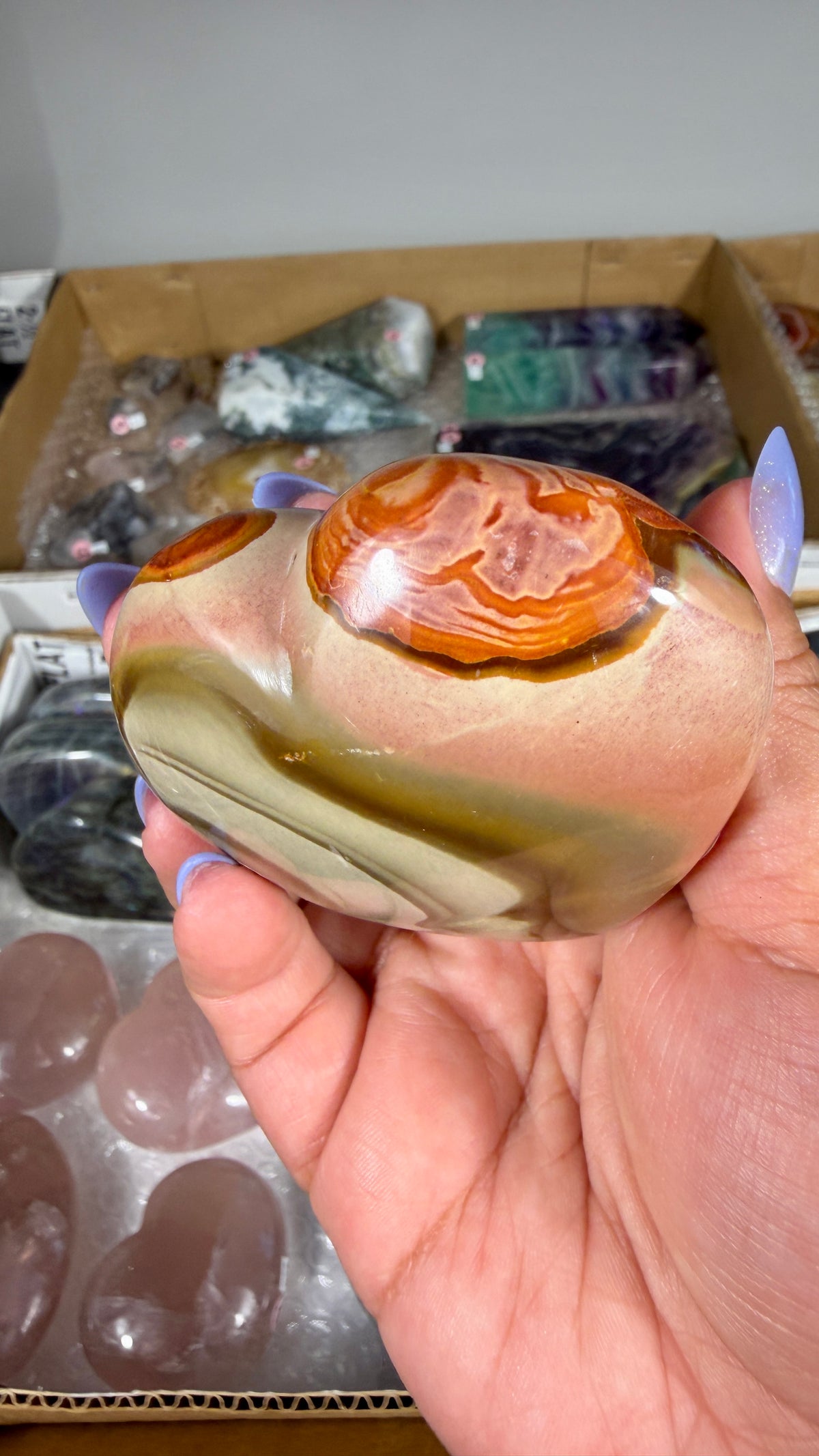 Gorgeous Polychrome Jasper Heart | Opt 39