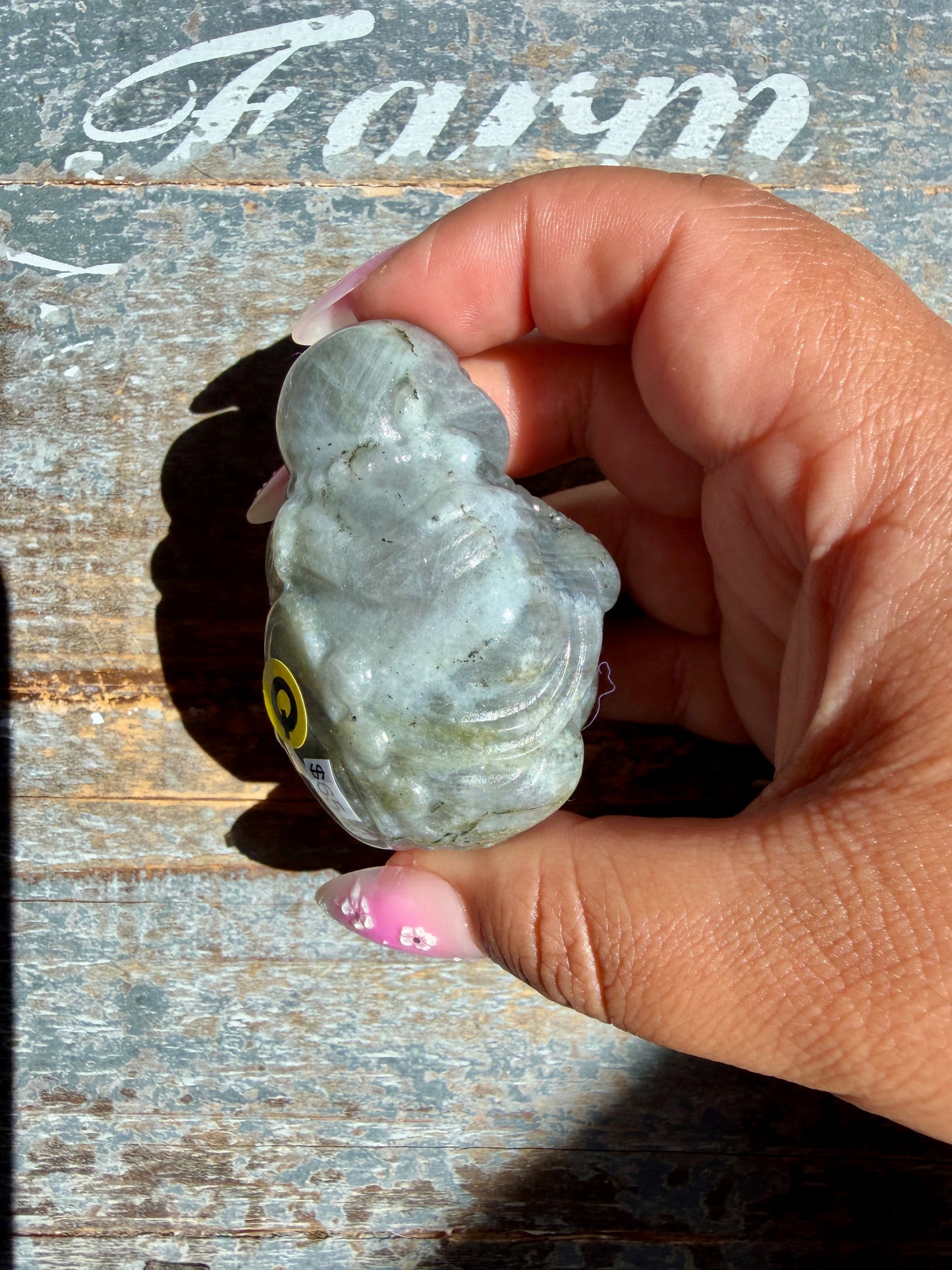 Gorgeous Labradorite Buddha | Opt Q