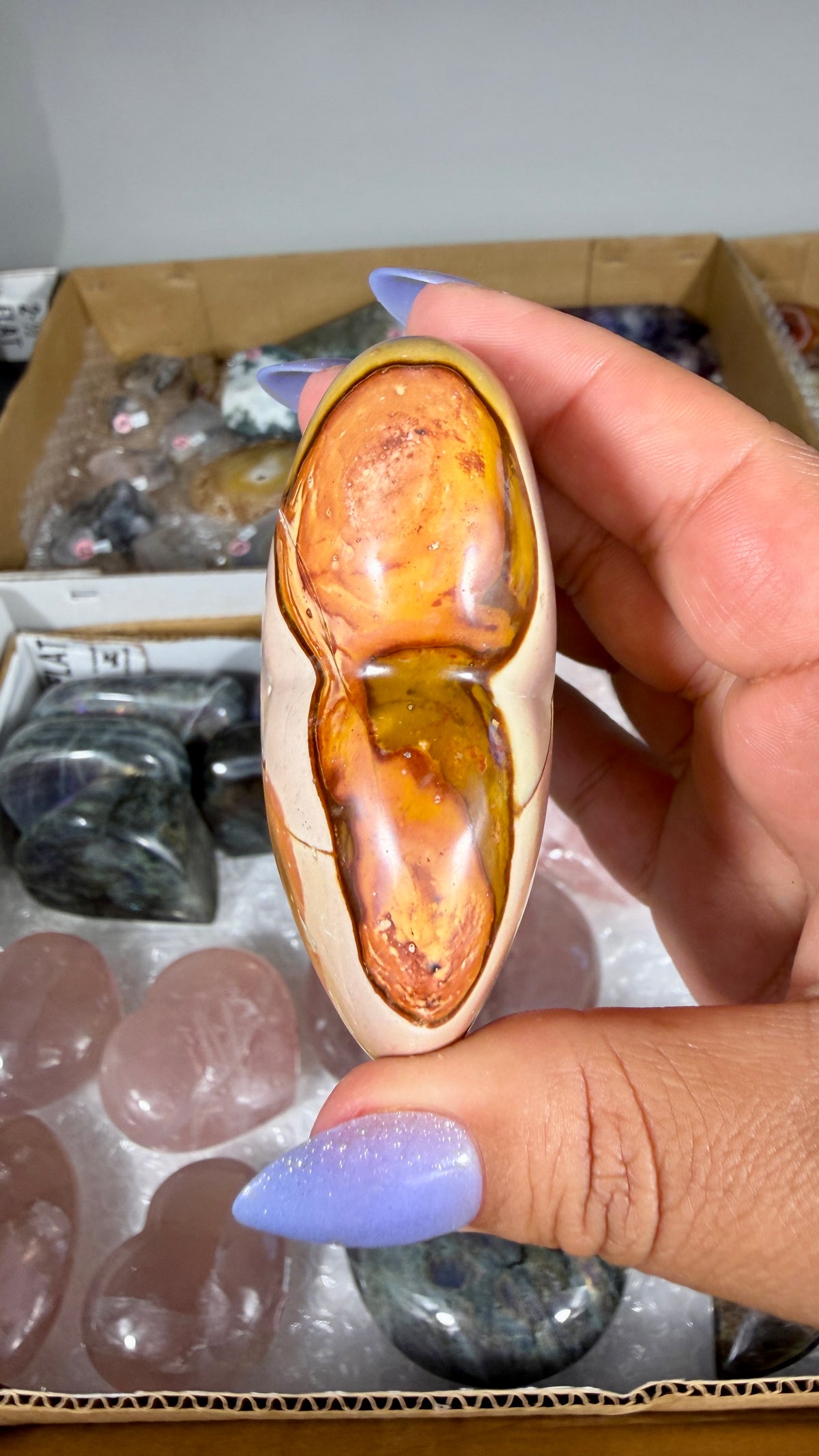Gorgeous Polychrome Jasper Heart | Opt 38