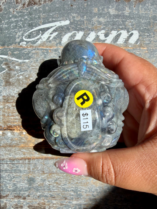 Gorgeous Labradorite Buddha | Opt R