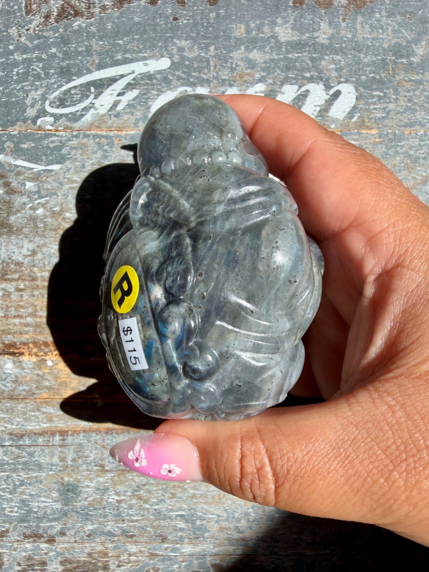 Gorgeous Labradorite Buddha | Opt R