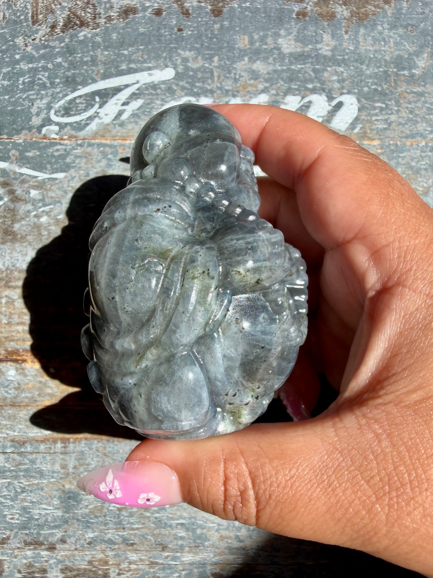 Gorgeous Labradorite Buddha | Opt R