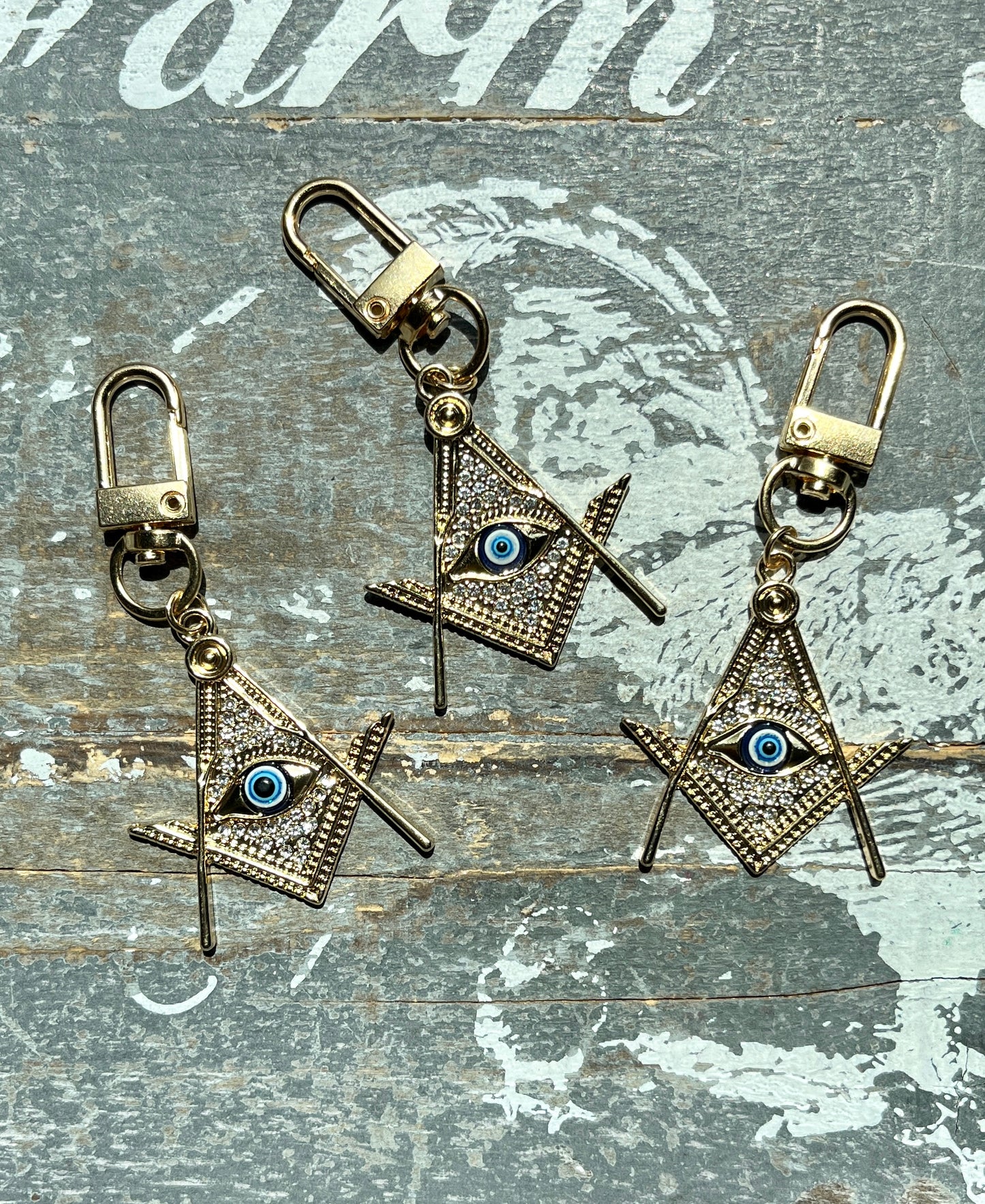 Evil Eye Clip Keychain