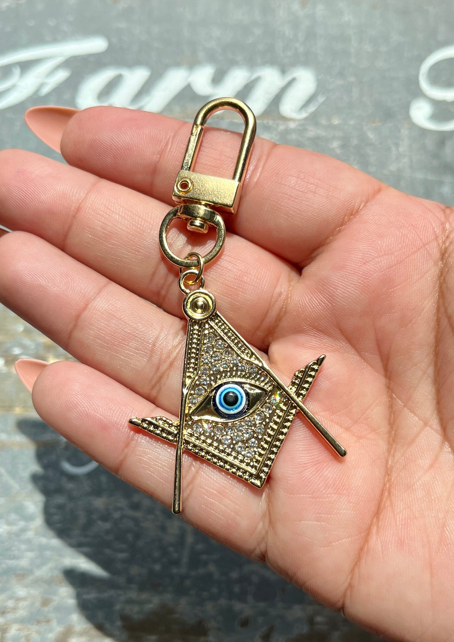 Evil Eye Clip Keychain