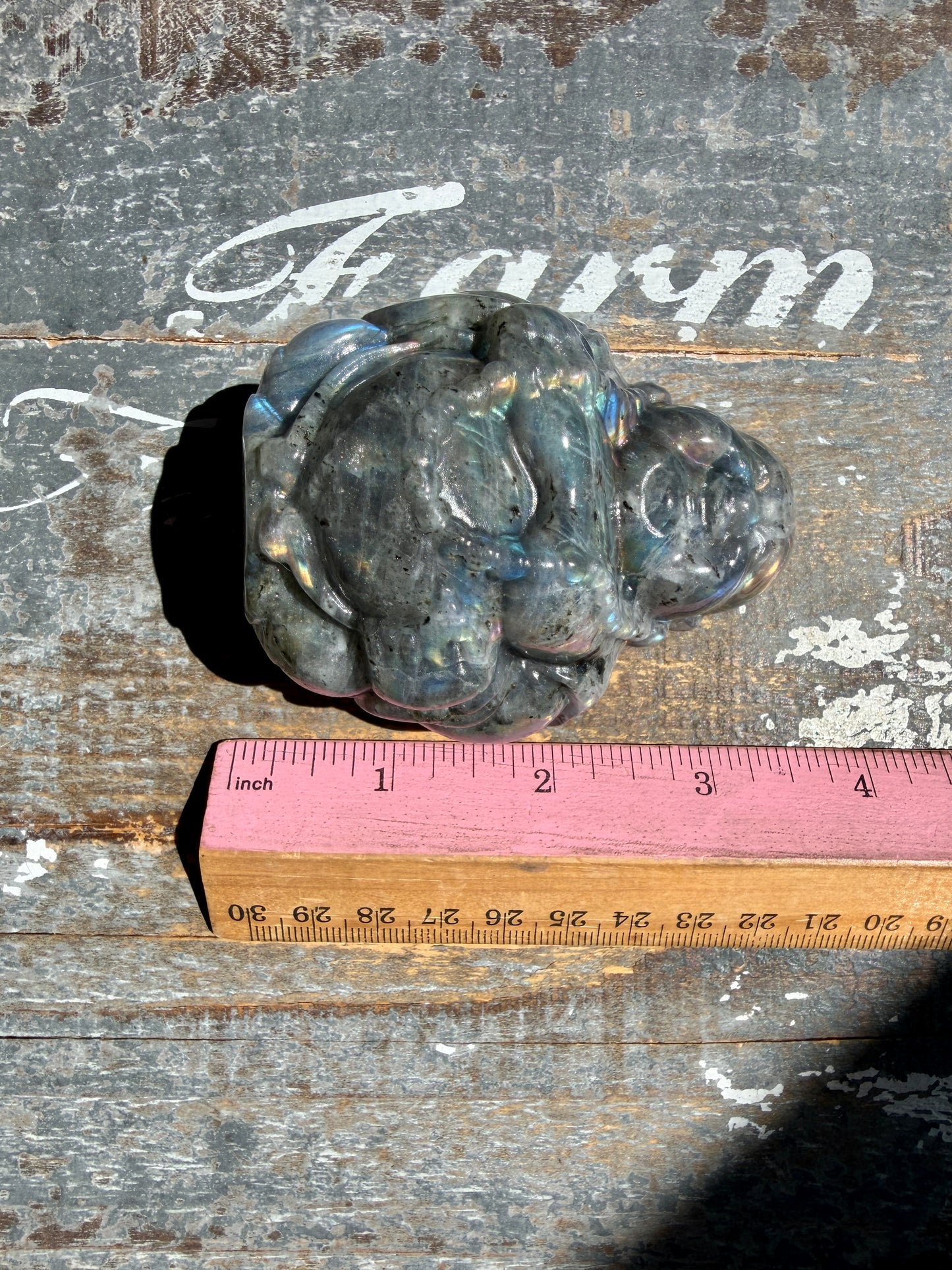 Gorgeous Labradorite Buddha | Opt R