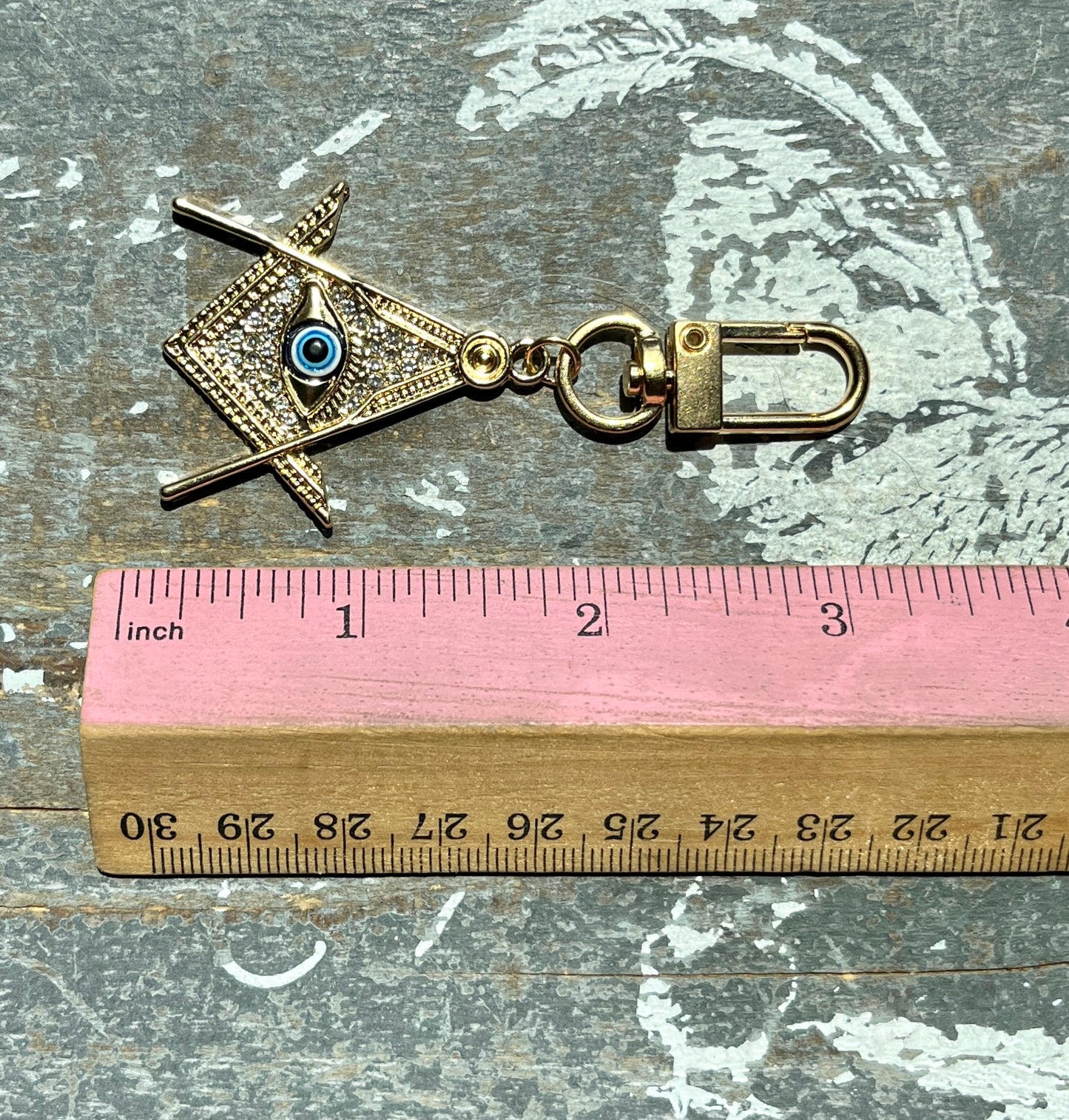 Evil Eye Clip Keychain