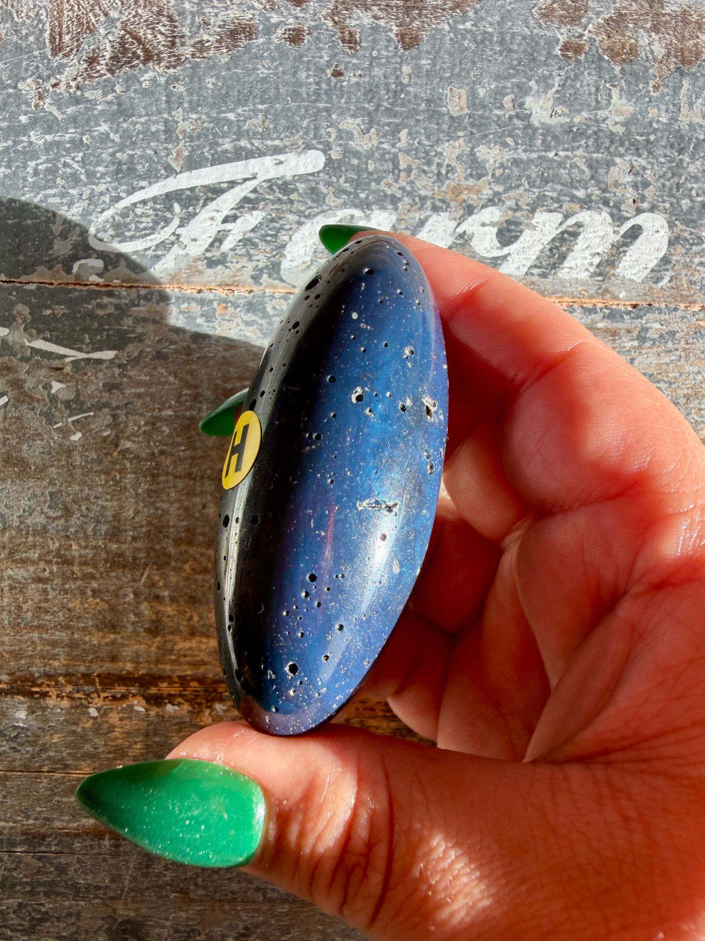 Gorgeous Sieber Agate Lingam (Man-made) | Opt H