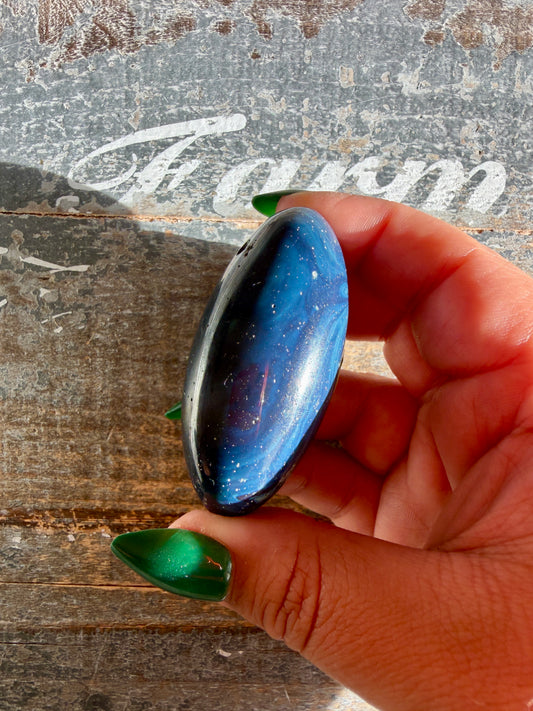 Gorgeous Sieber Agate Lingam (Man-made) | Opt M