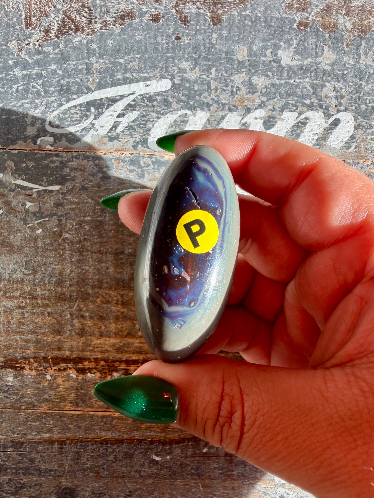 Gorgeous Sieber Agate Lingam (Man-made) | Opt P