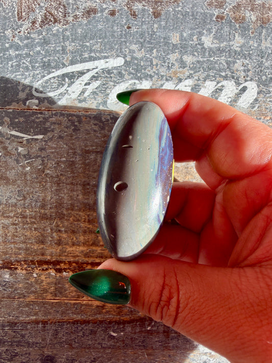 Gorgeous Sieber Agate Lingam (Man-made) | Opt P