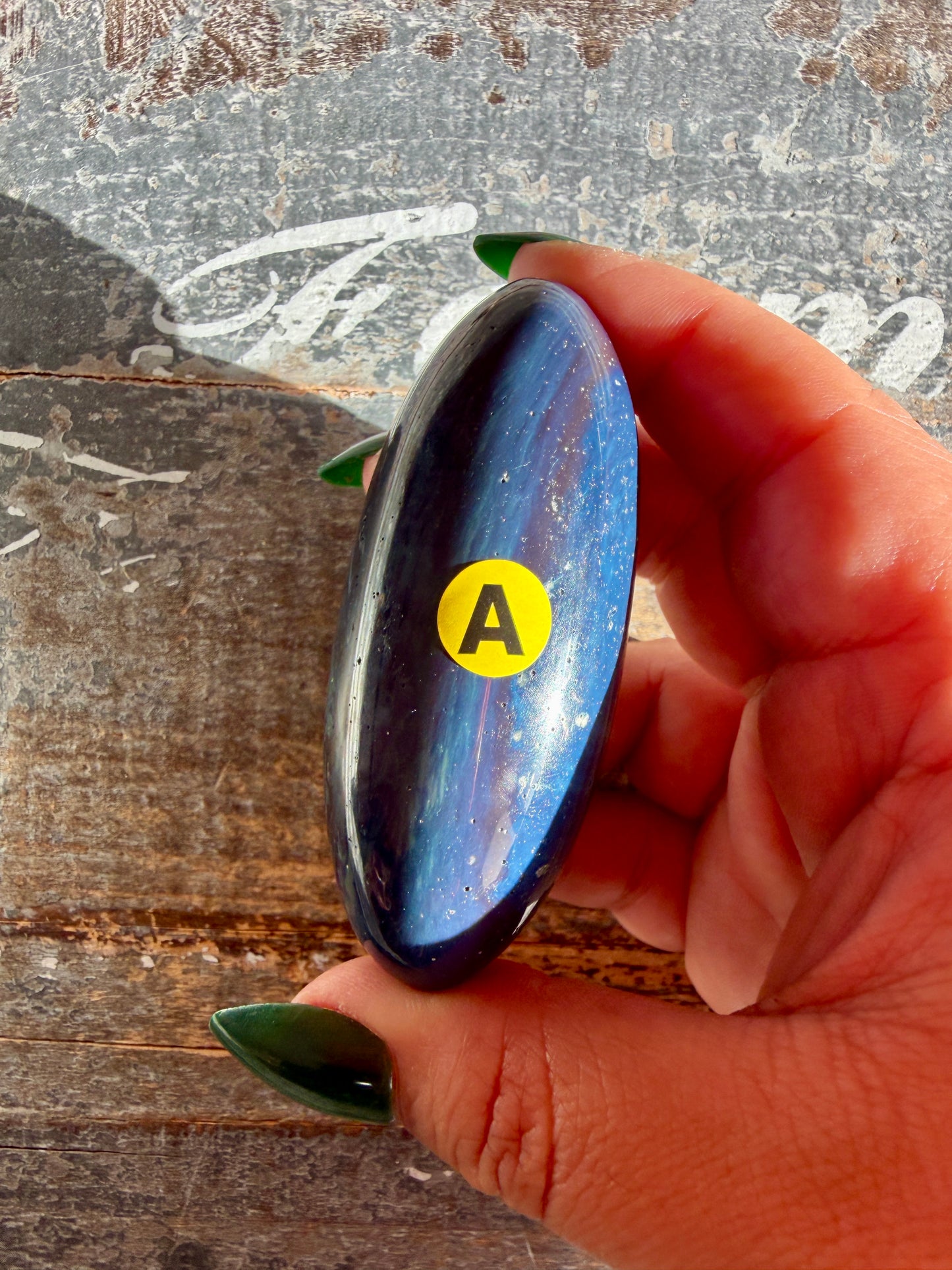 Gorgeous Sieber Agate Lingam (Man-made) | Opt A