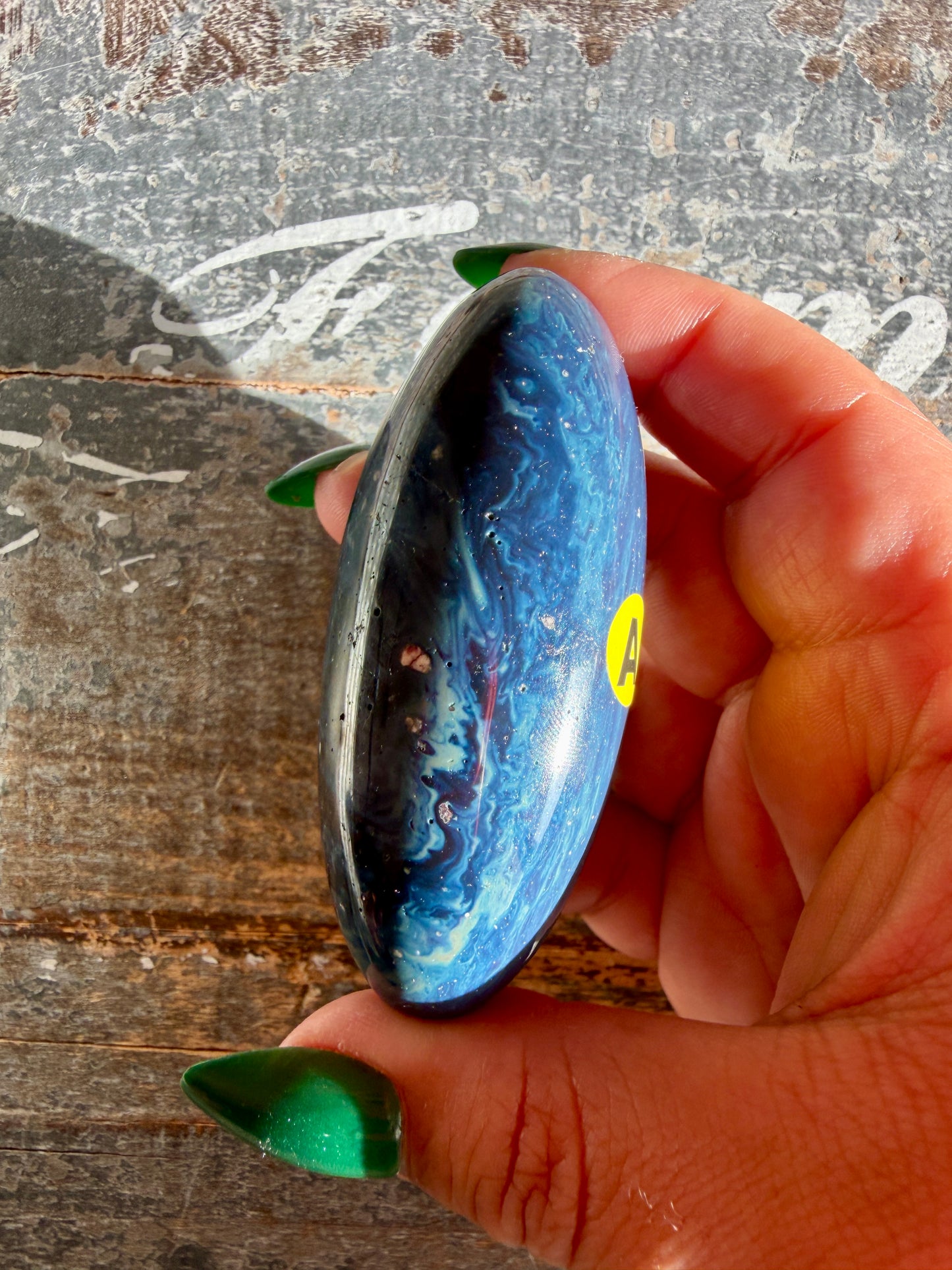 Gorgeous Sieber Agate Lingam (Man-made) | Opt A