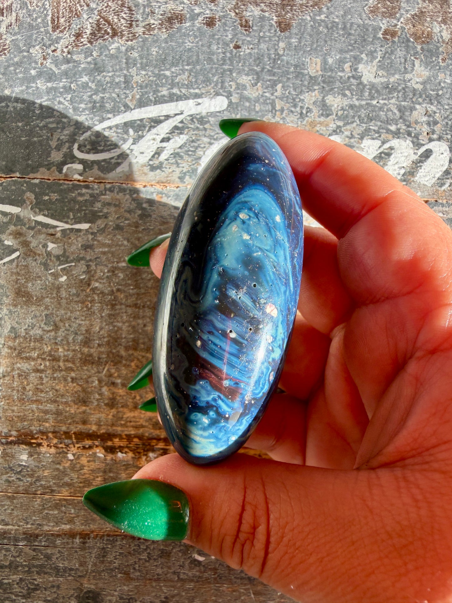 Gorgeous Sieber Agate Lingam (Man-made) | Opt A