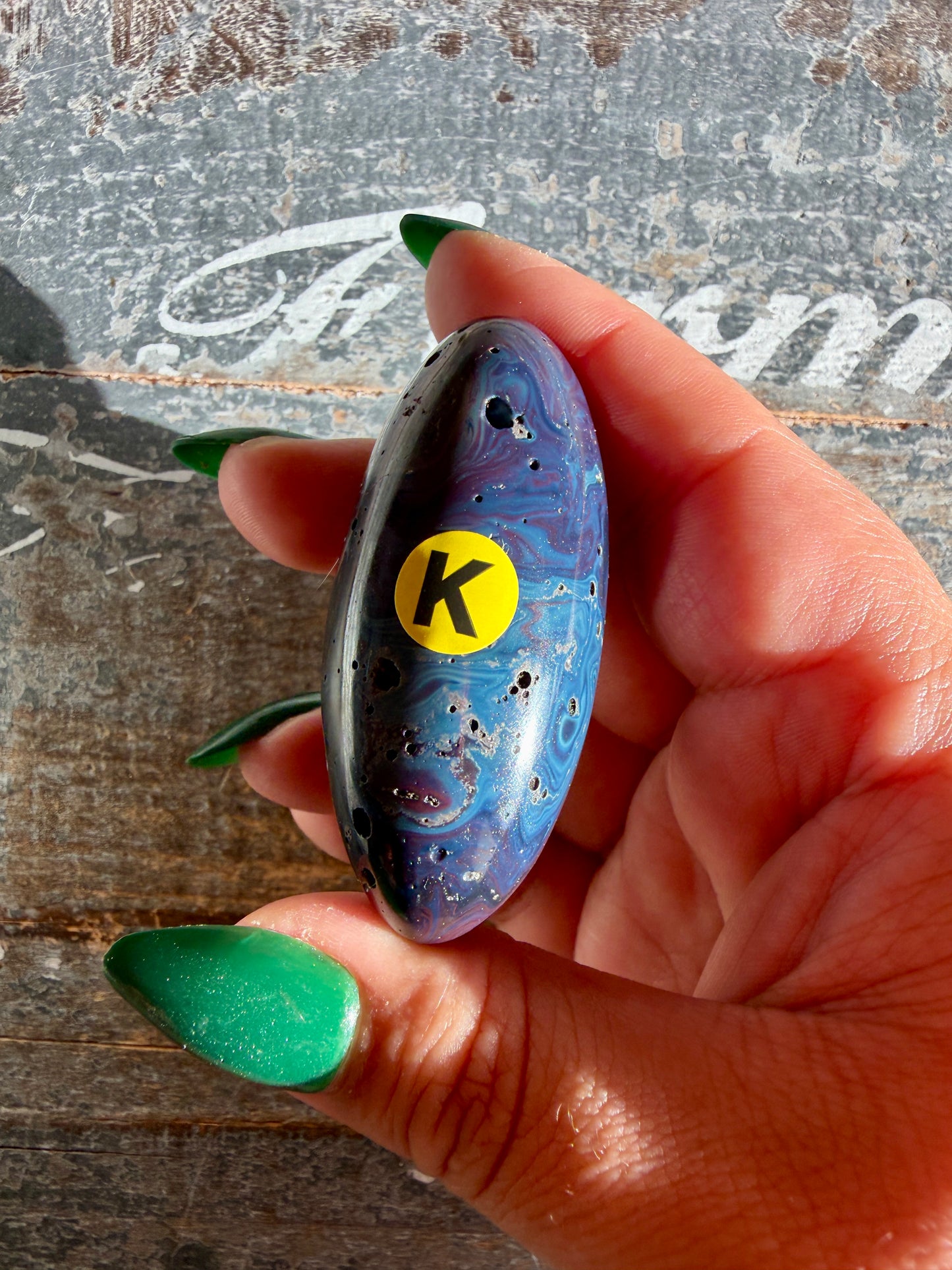 Gorgeous Sieber Agate Lingam (Man-made) | Opt K